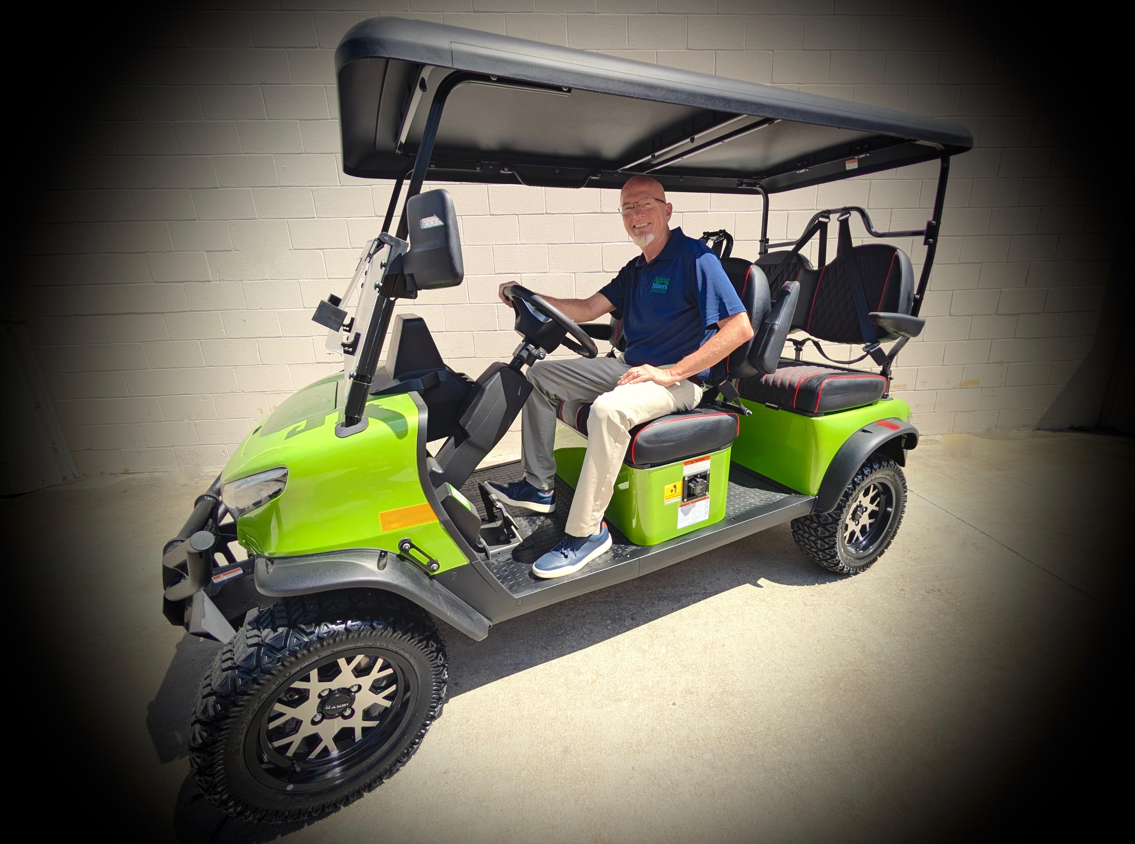 Campaign cover image for Brews & Cruisin' for a Cause Luxury Golf Cart Raffle