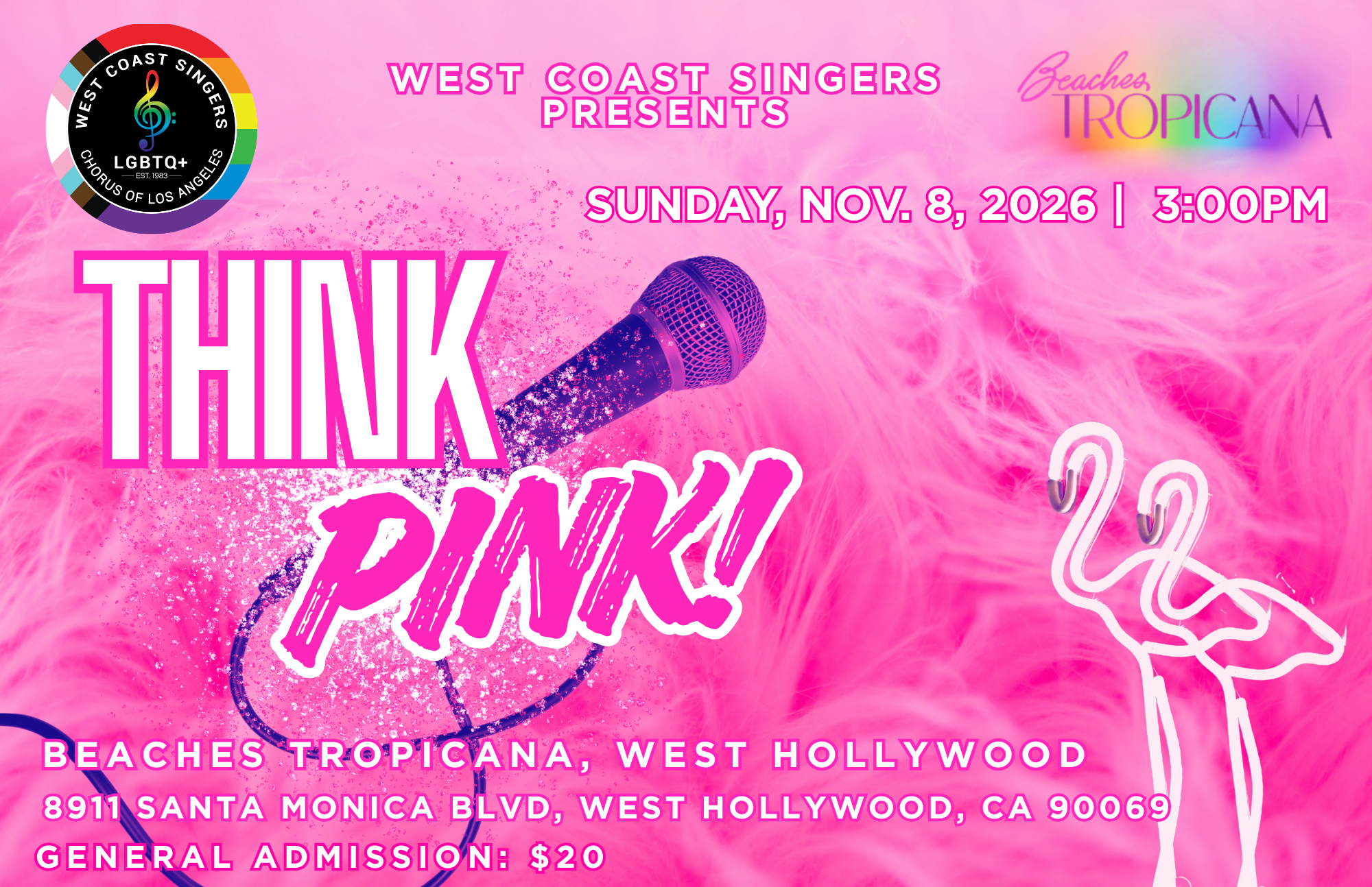 Campaign cover image for Think Pink! Nightclub Revue