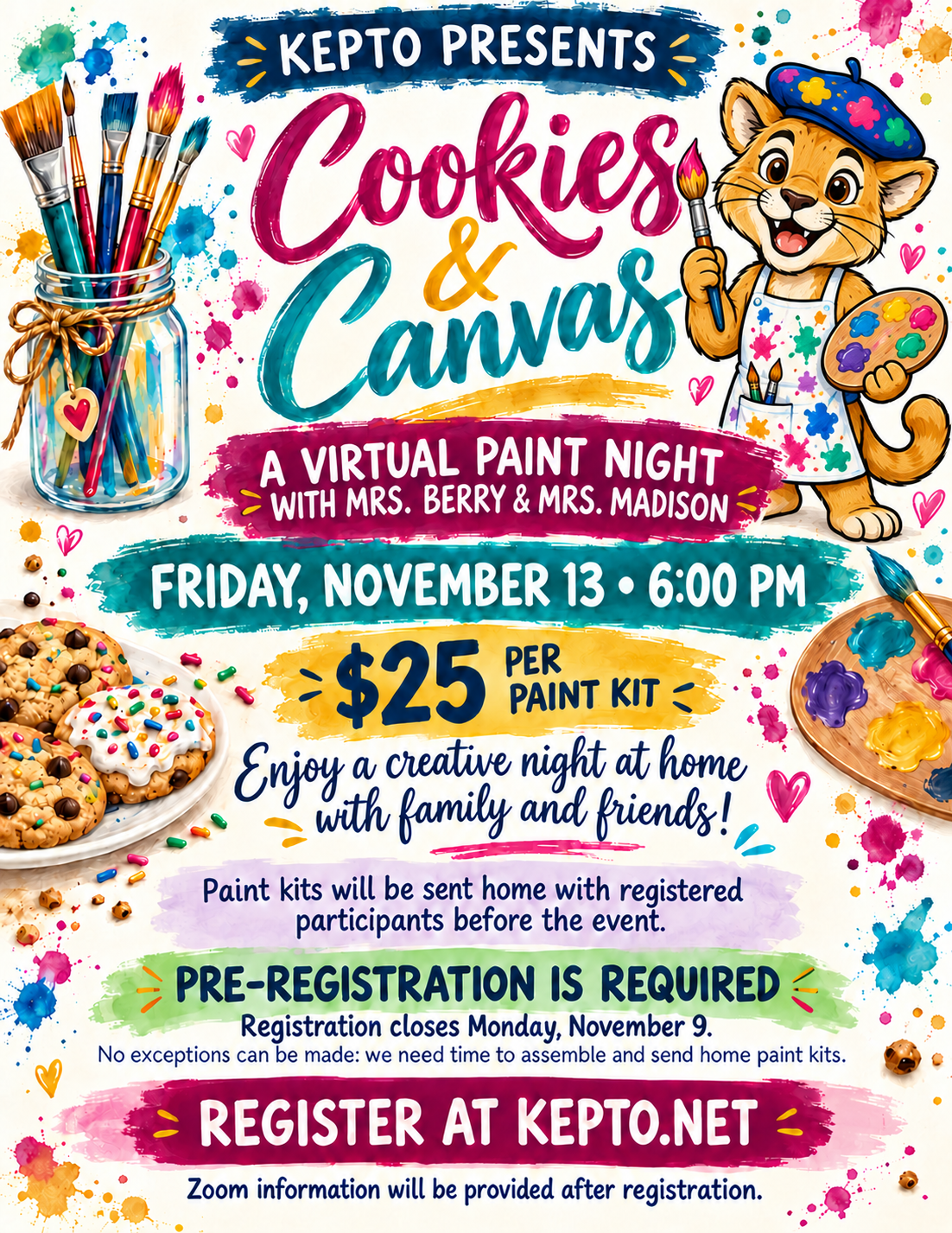 Campaign cover image for Virtual Paint Night 2026