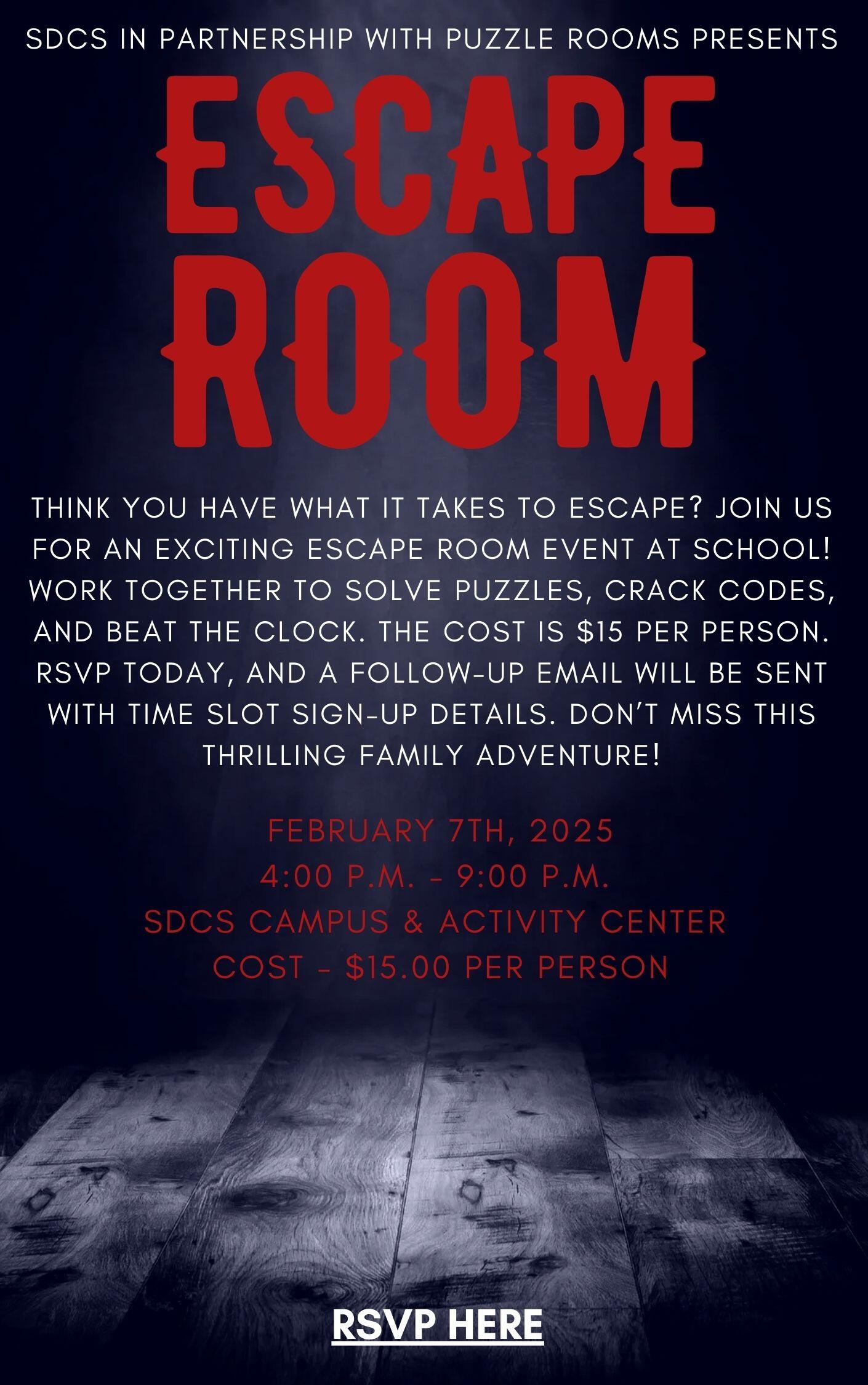 Campaign cover image for Escape Room