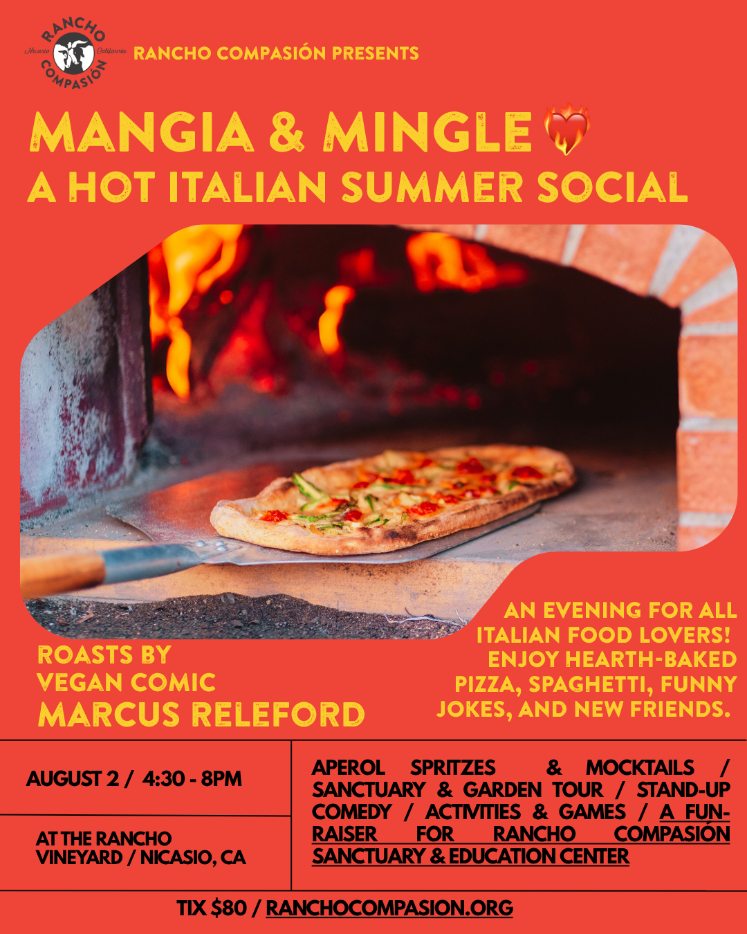 Campaign cover image for Mangia & Mingle: A Hot Italian Summer Mixer