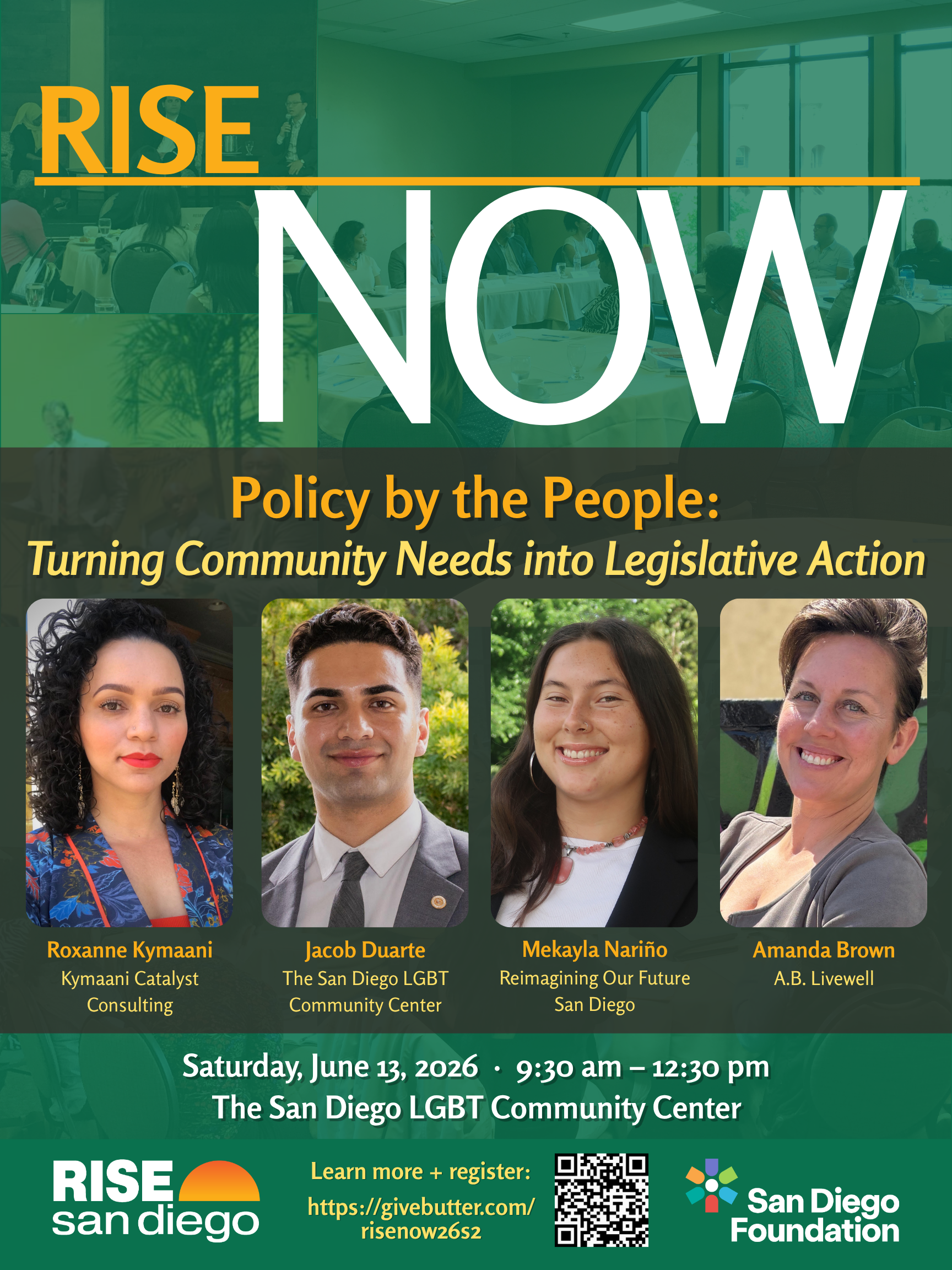 Campaign cover image for RISE Now - Policy by the People: Turning Community Needs into Legislative Action