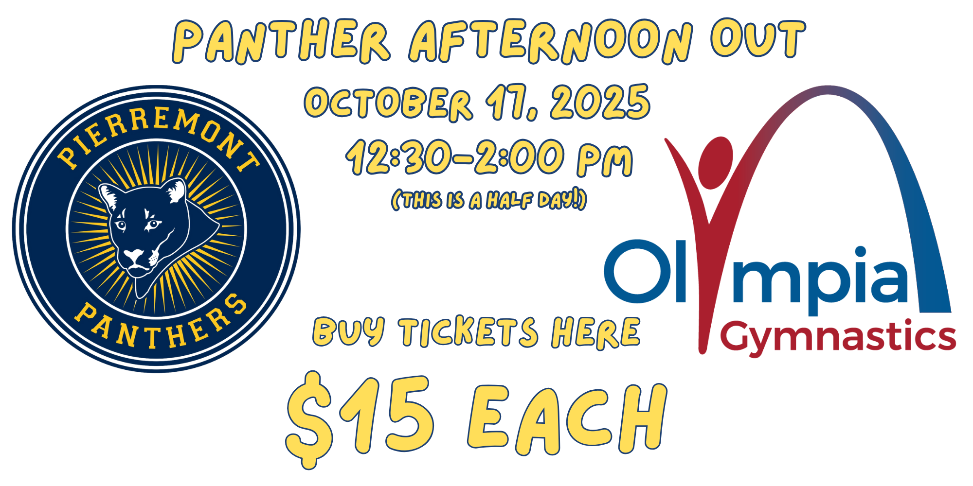 Campaign cover image for Panther afternoon at Olympia - October 17th