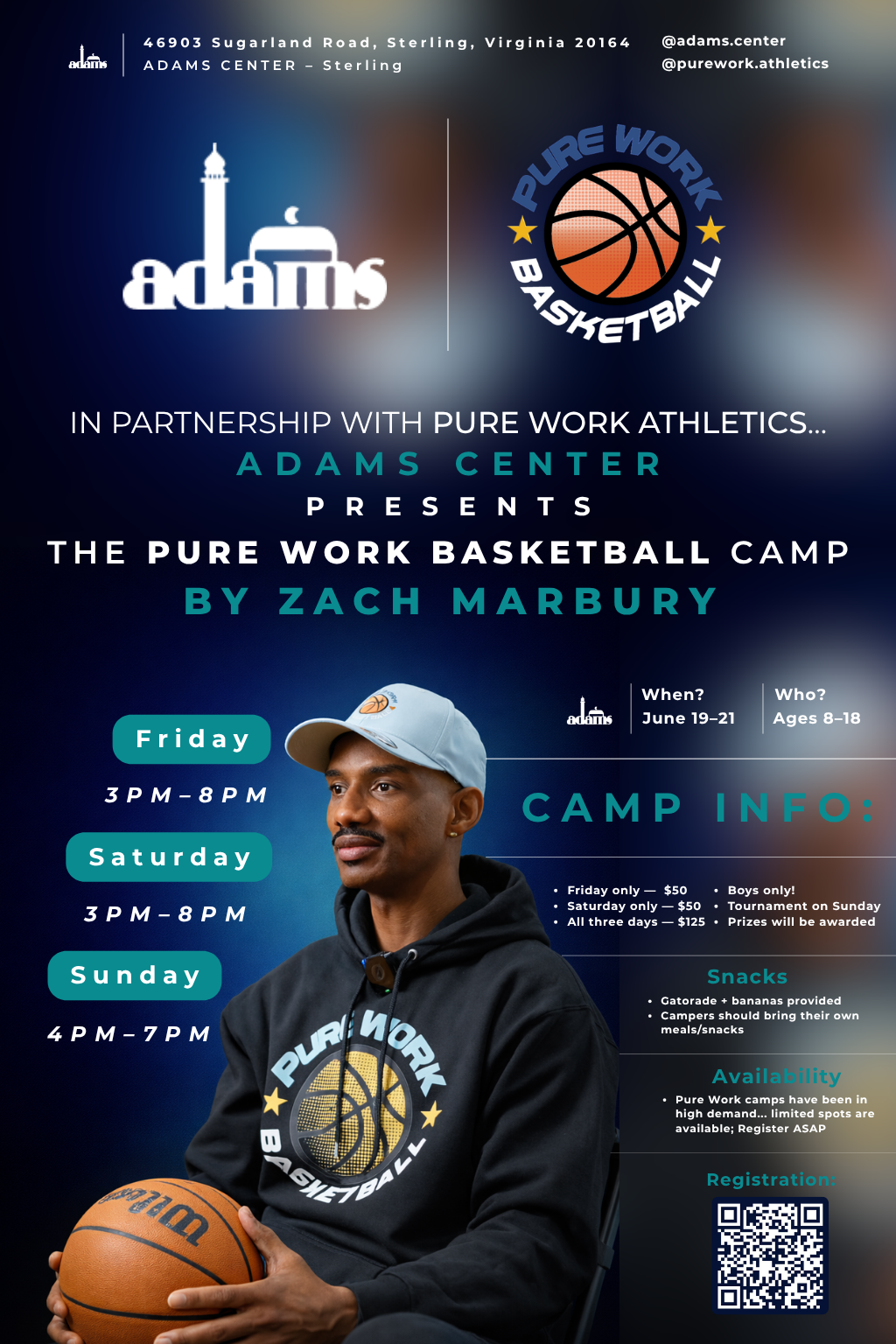 Campaign cover image for Pure Work Basketball Camp