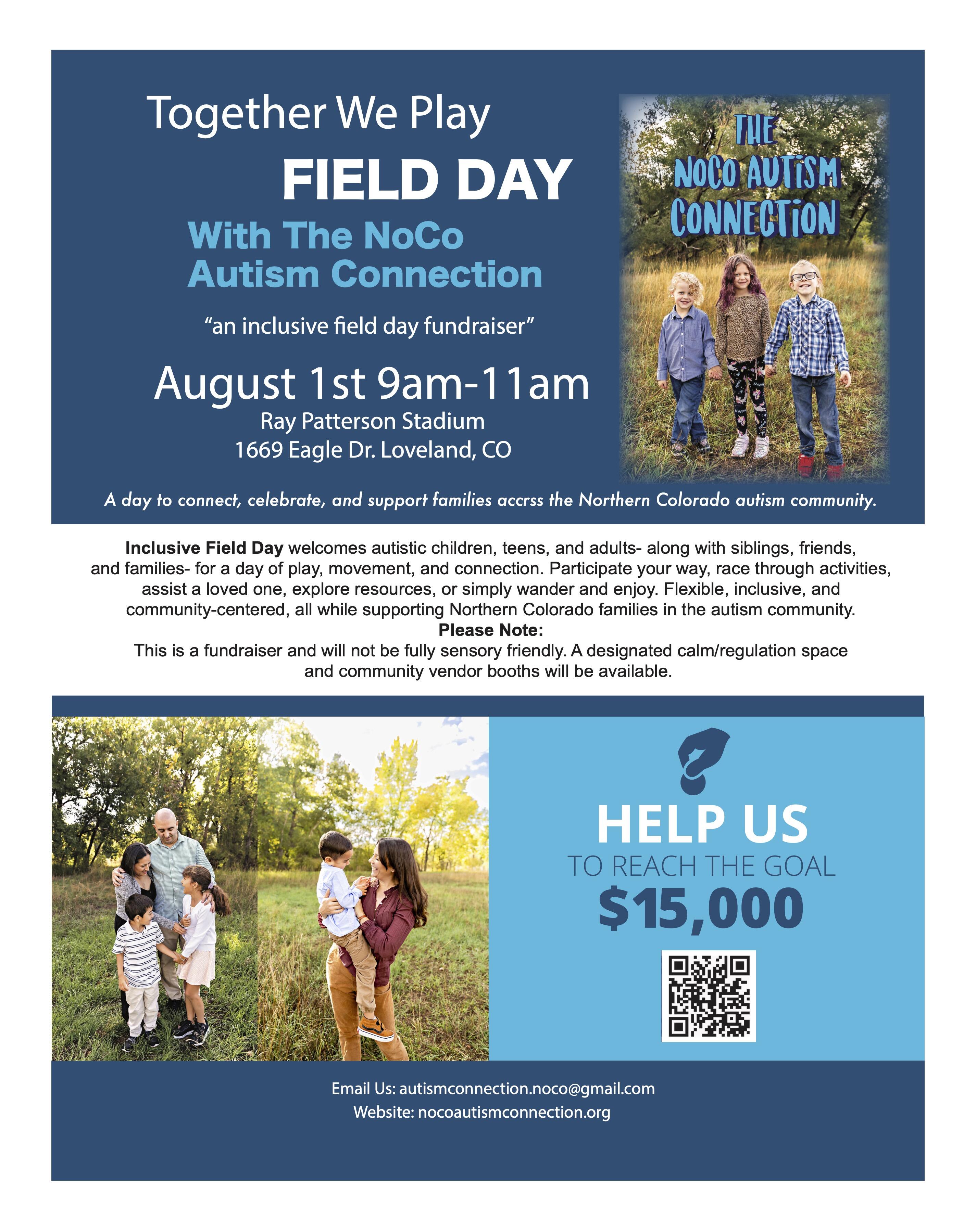 Campaign cover image for Together We Play - Field Day with The NoCo Autism Connection