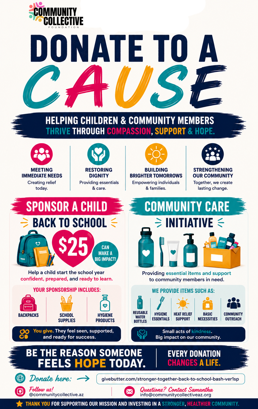 Campaign cover for Stronger Together: Community Care Campaign
