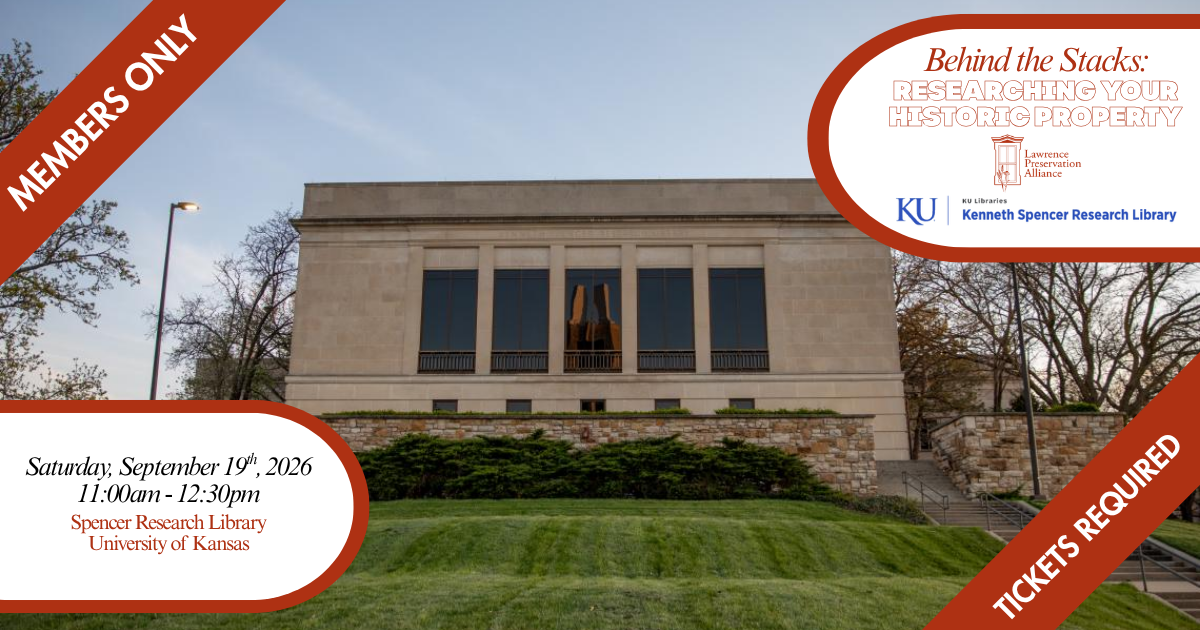 Campaign cover image for Behind the Stacks: Researching Your Historic Property