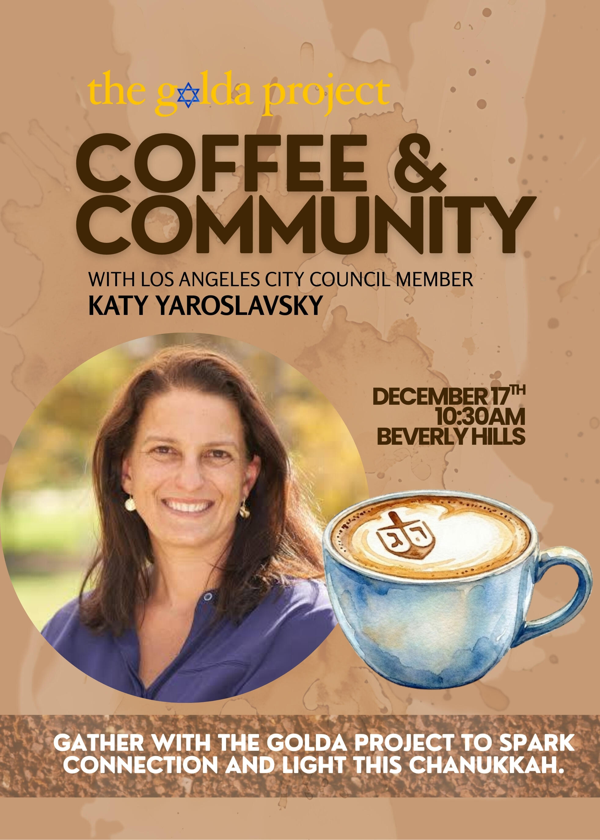 Campaign cover image for Coffee & Conversation with Katy Yaroslavsky