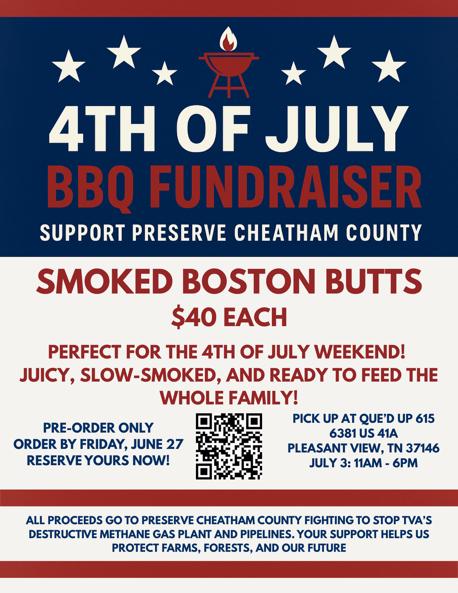 Campaign cover image for 4th of July BBQ Fundraiser