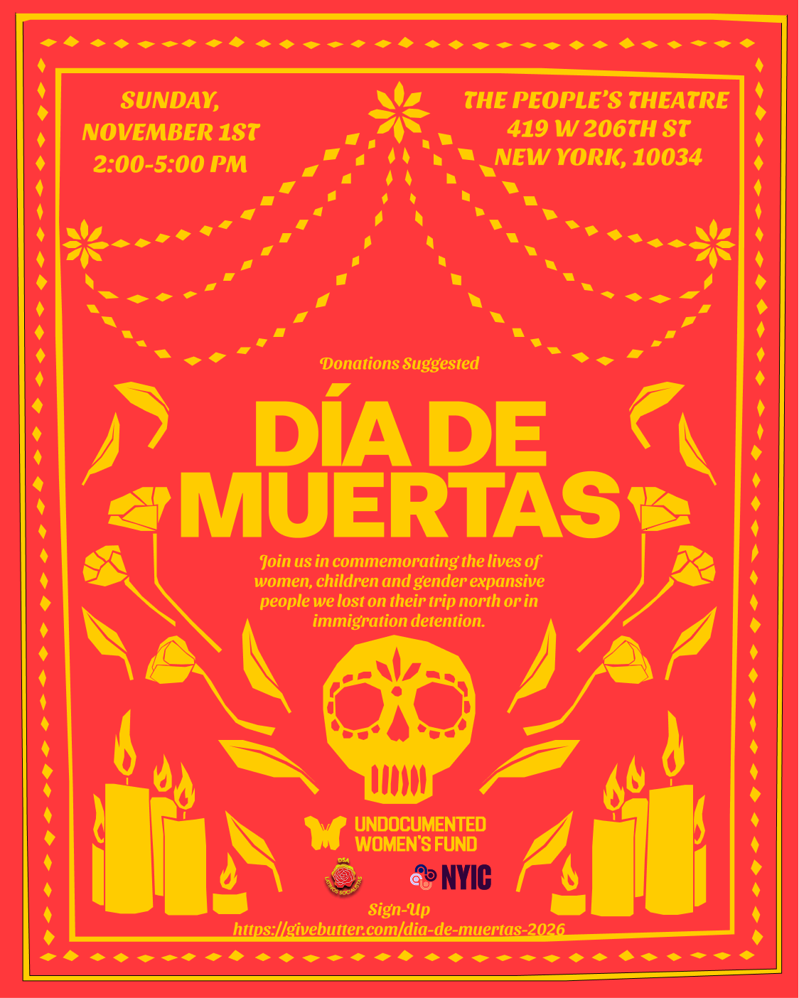 Campaign cover image for 🌺🕯️UWF's Día de Muertas 2026🕯️🌺