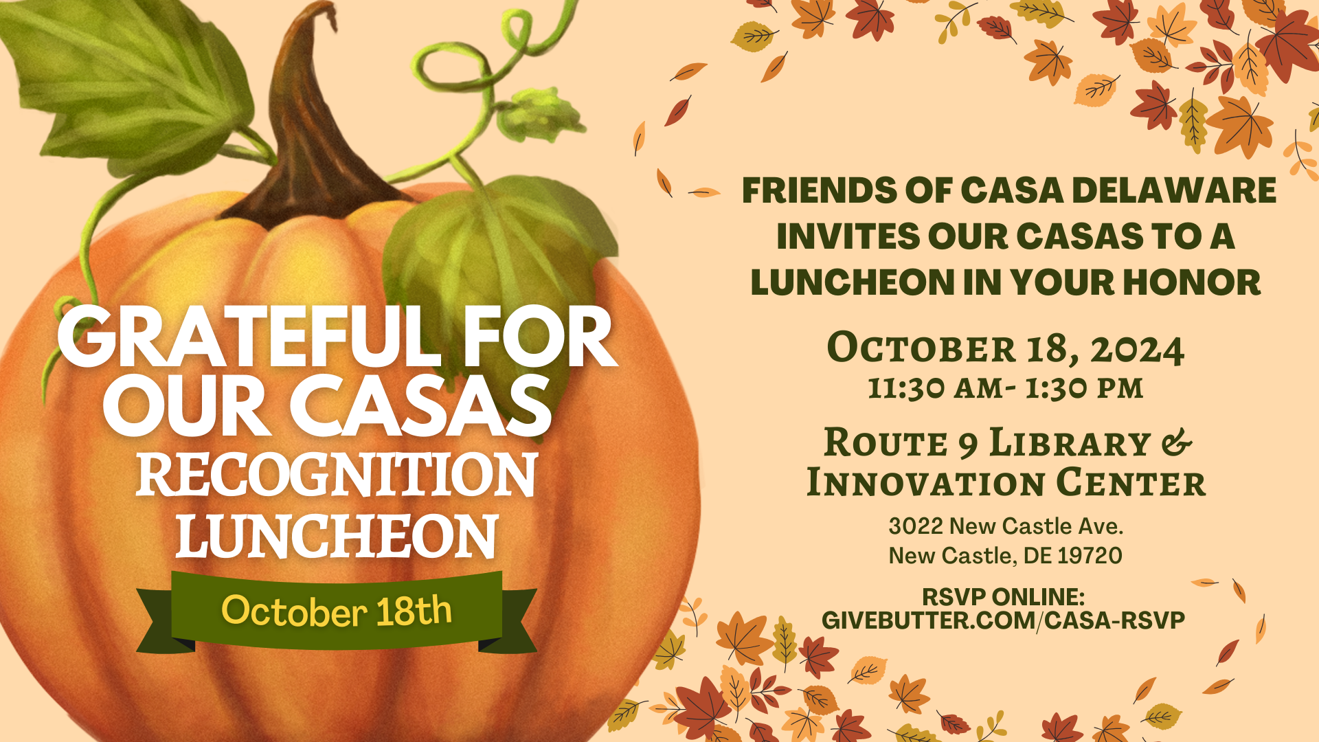 Campaign cover image for 2024 CASA Recognition Luncheon