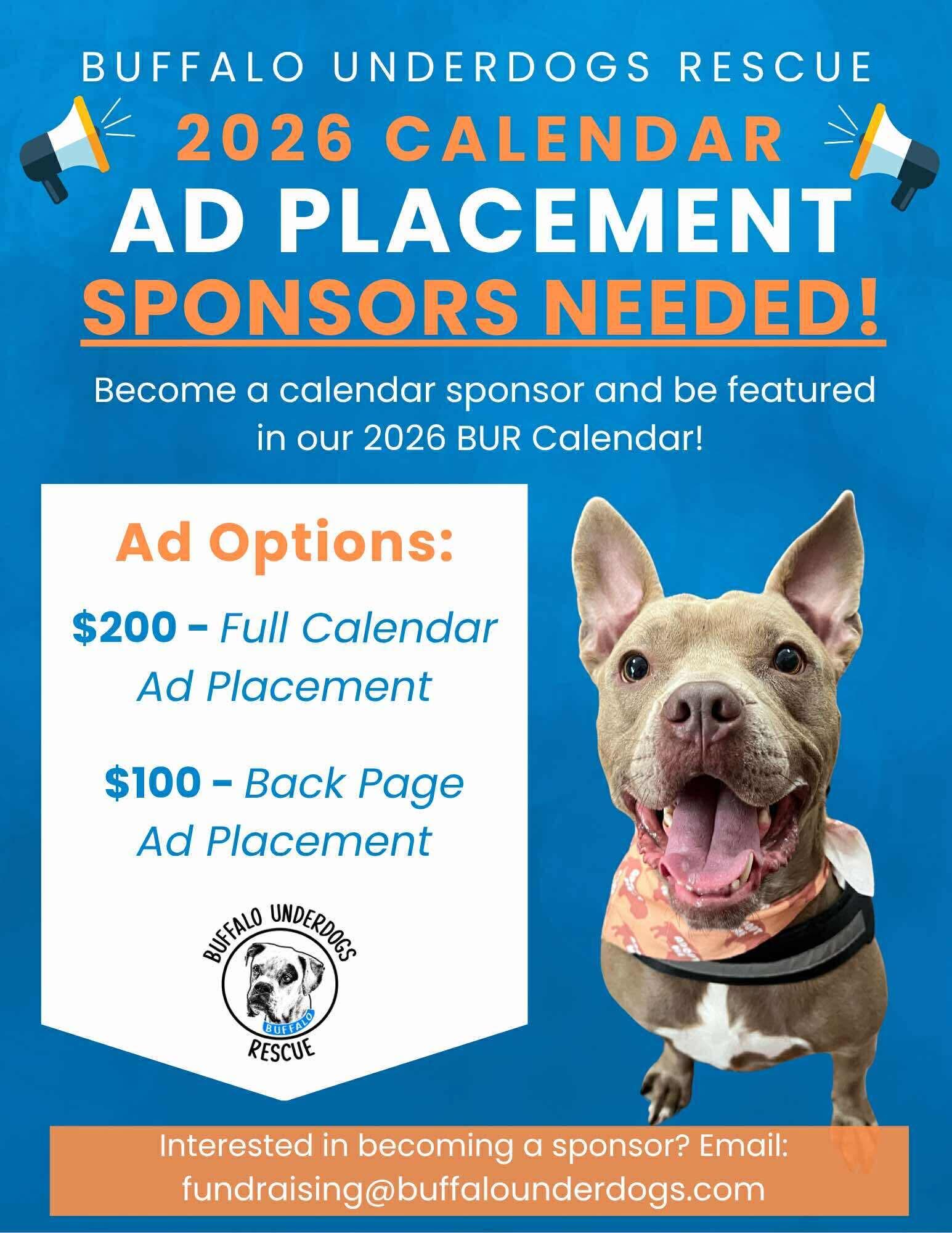 Campaign cover image for 2026 BUR Calendar Sponsorship