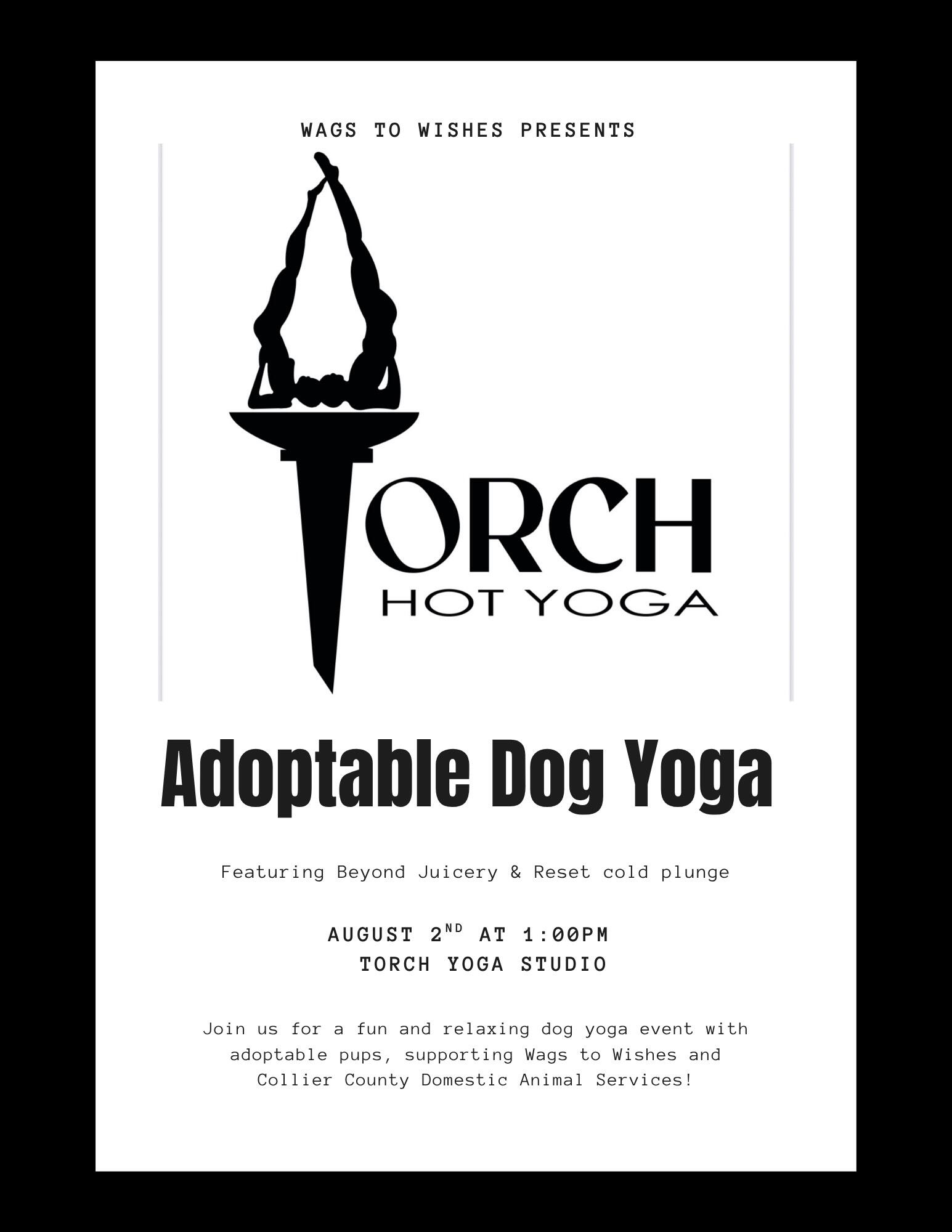 Campaign cover image for WAGS TO WISHES X TORCH - Dog Yoga