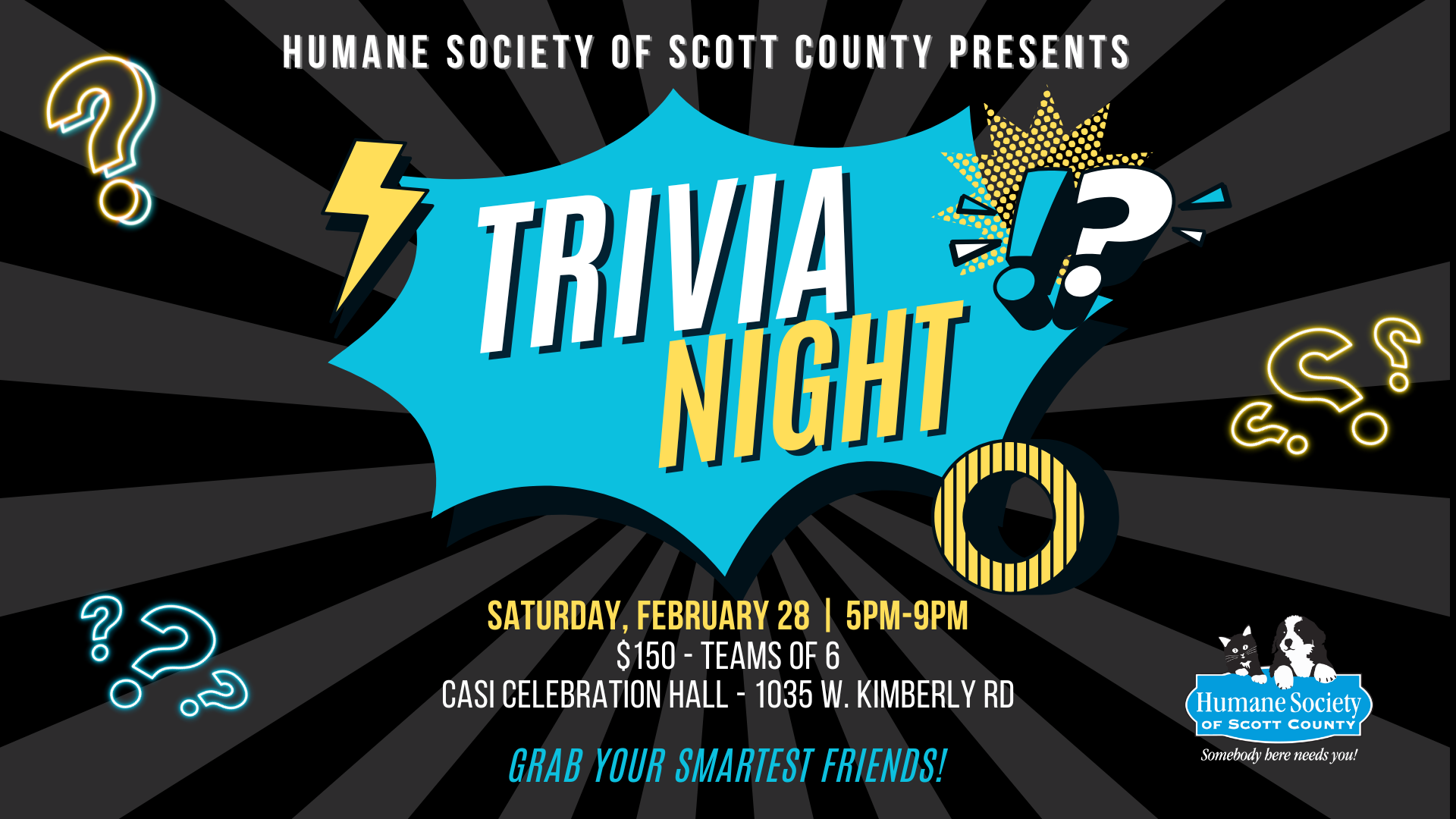 Campaign cover image for HSSC Trivia Tickets