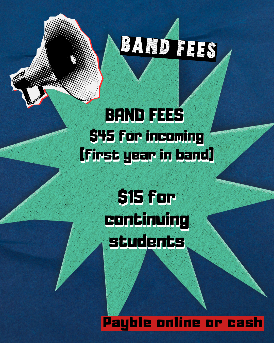 Campaign cover image for 2025/26 Band Fees