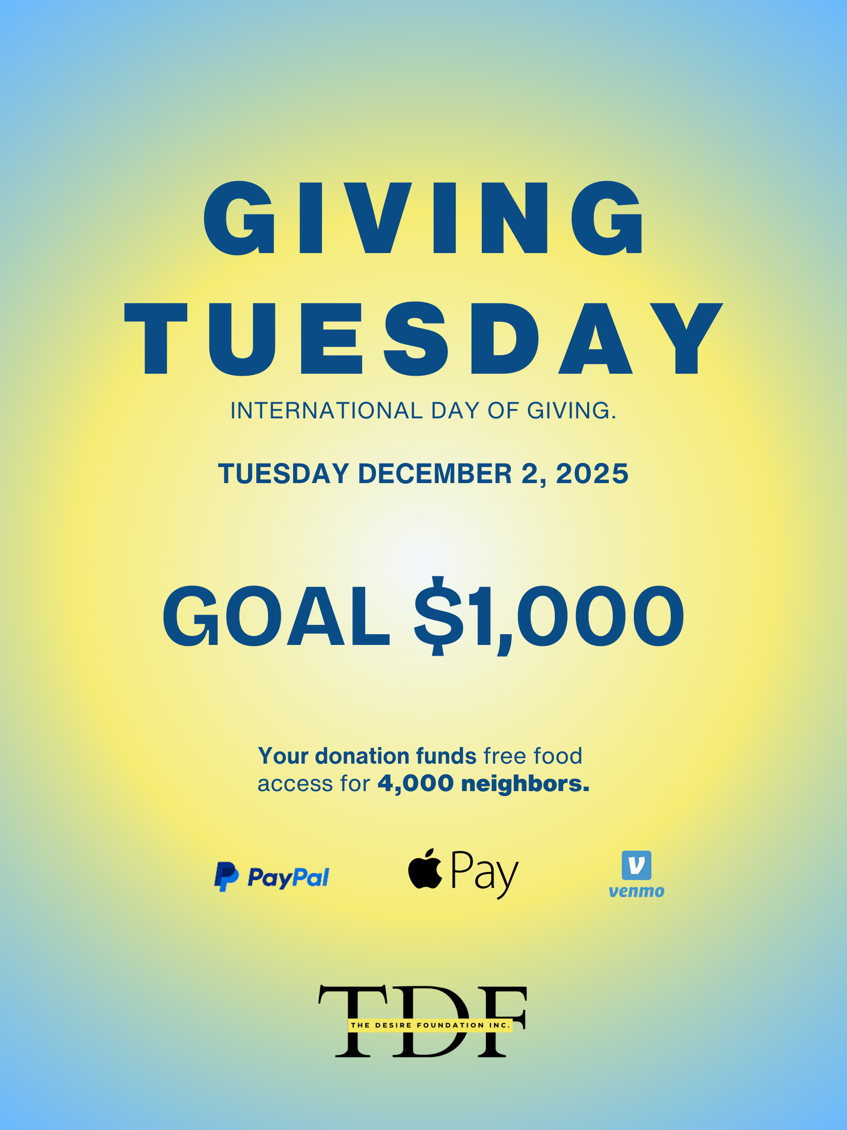 Campaign cover image for Giving tuesday 2025