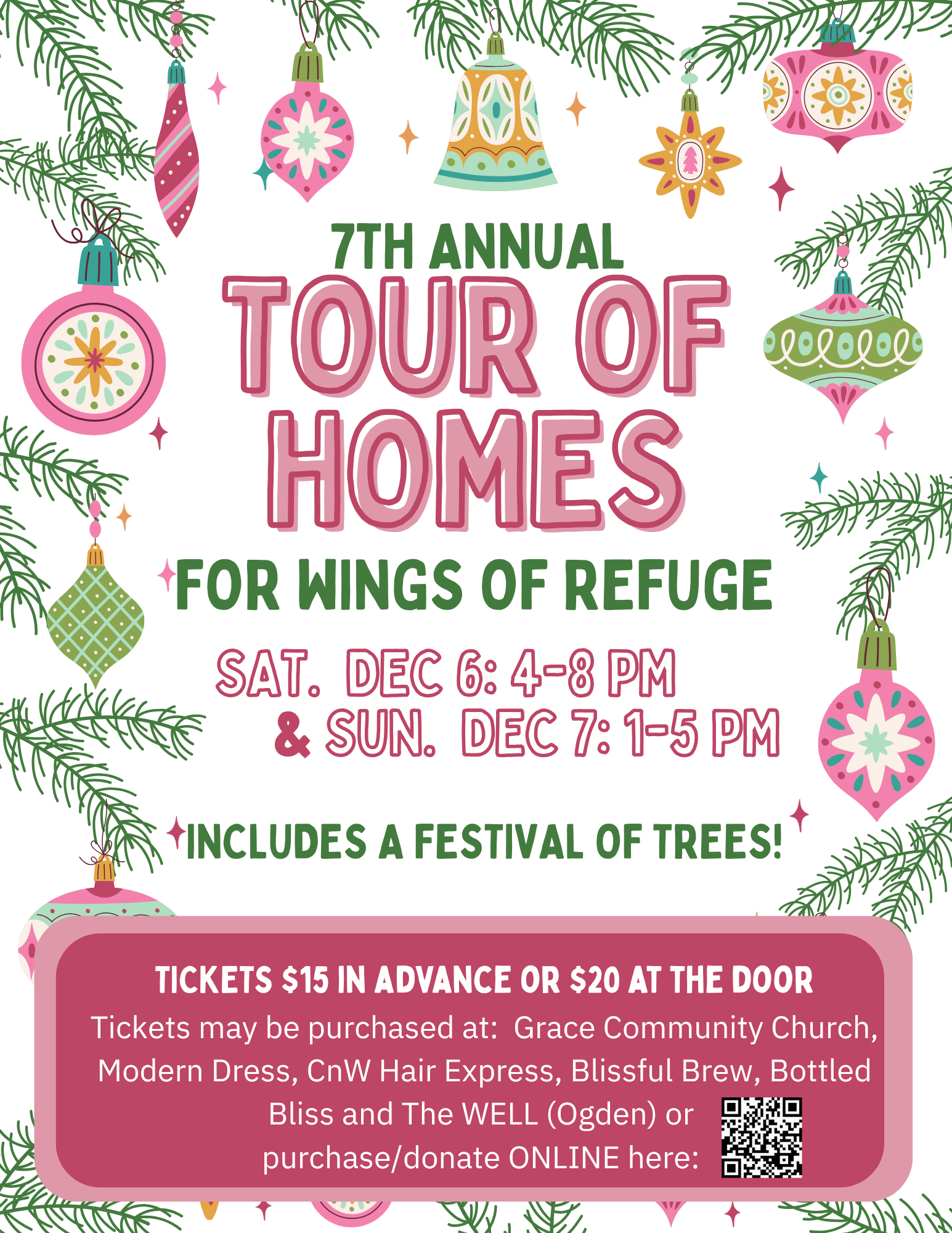 Campaign cover image for 7th Annual Tour of Homes and Festival of Trees!