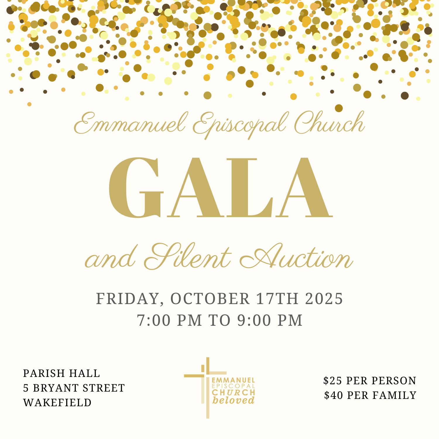 Campaign cover image for Emmanuel Episcopal Church Gala and Silent Auction