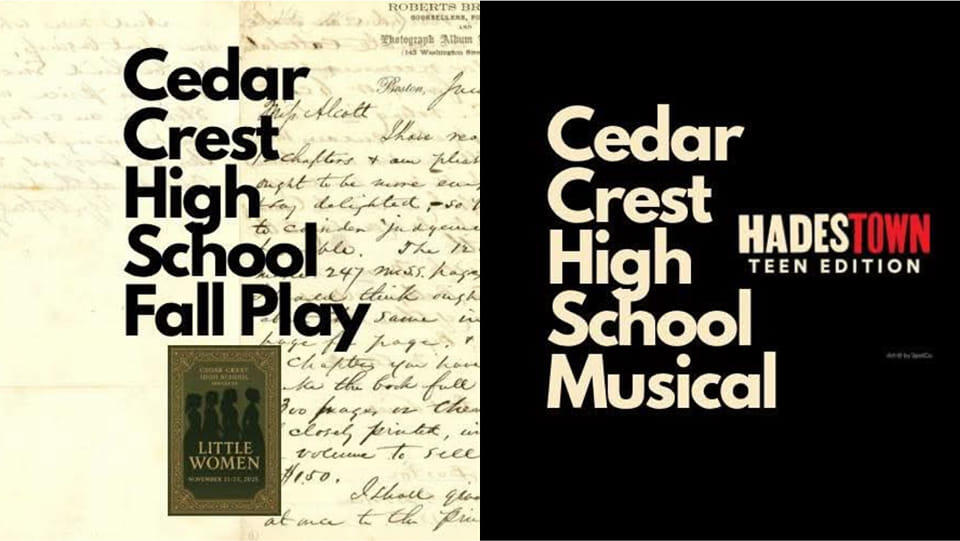 Campaign cover image for Cedar Crest High School Performing Arts 2025-2026 Season