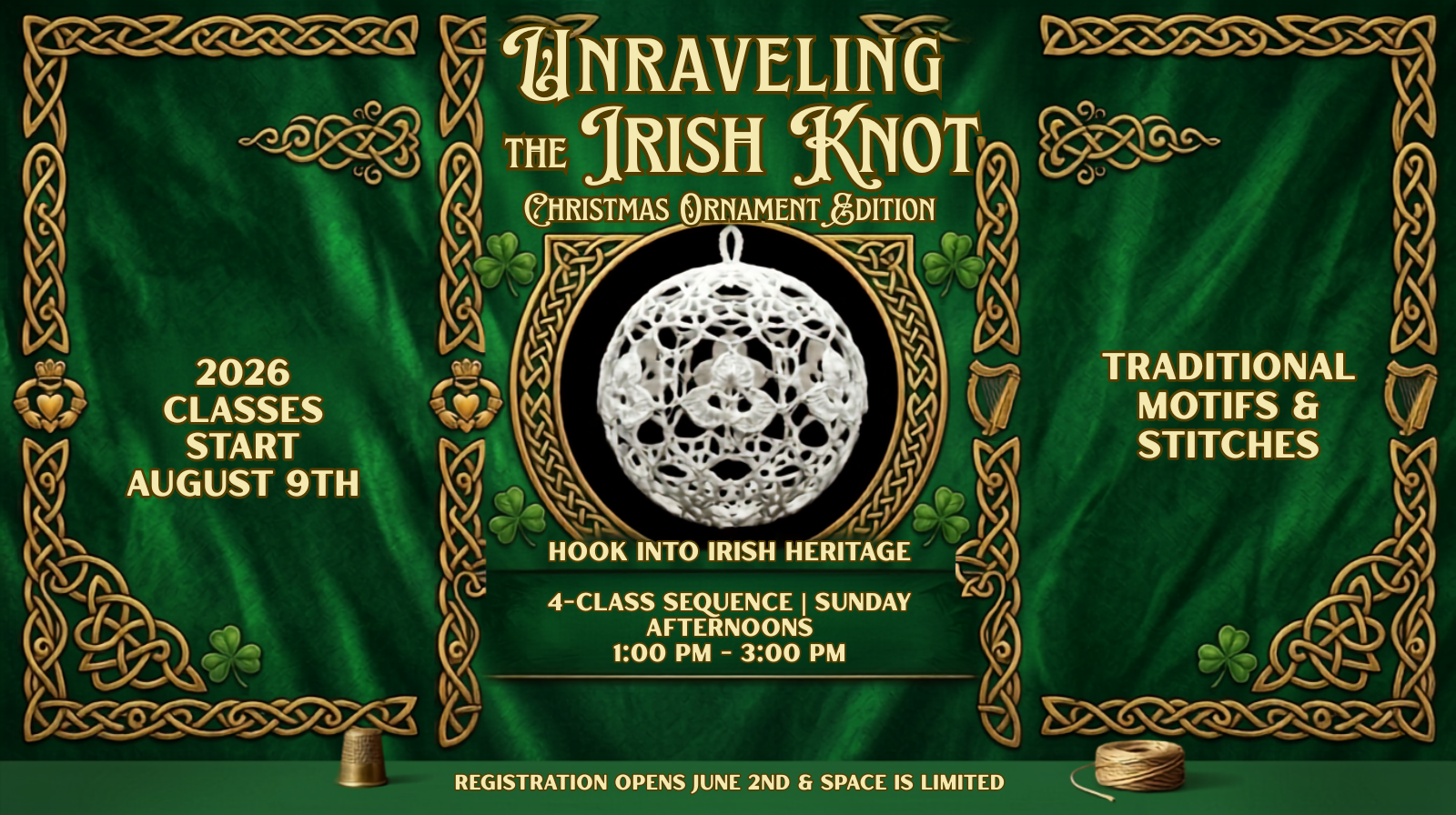 Campaign cover image for Unraveling the Irish Knot: Christmas Ornament Edition