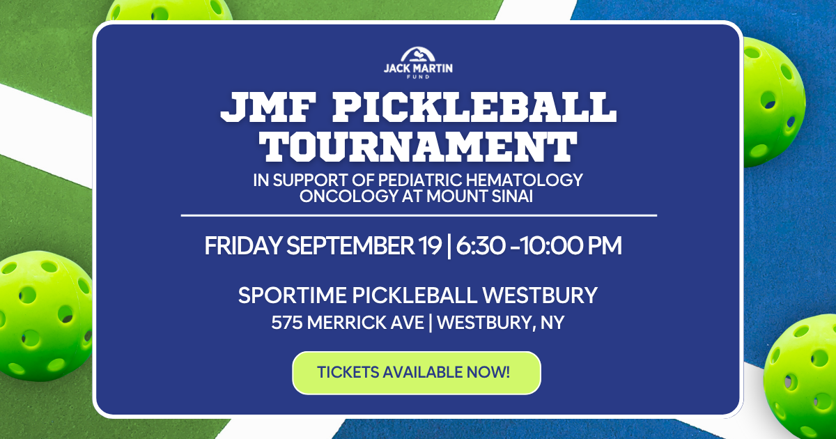 Campaign cover image for Jack Martin Fund Pickleball Tournament 2025