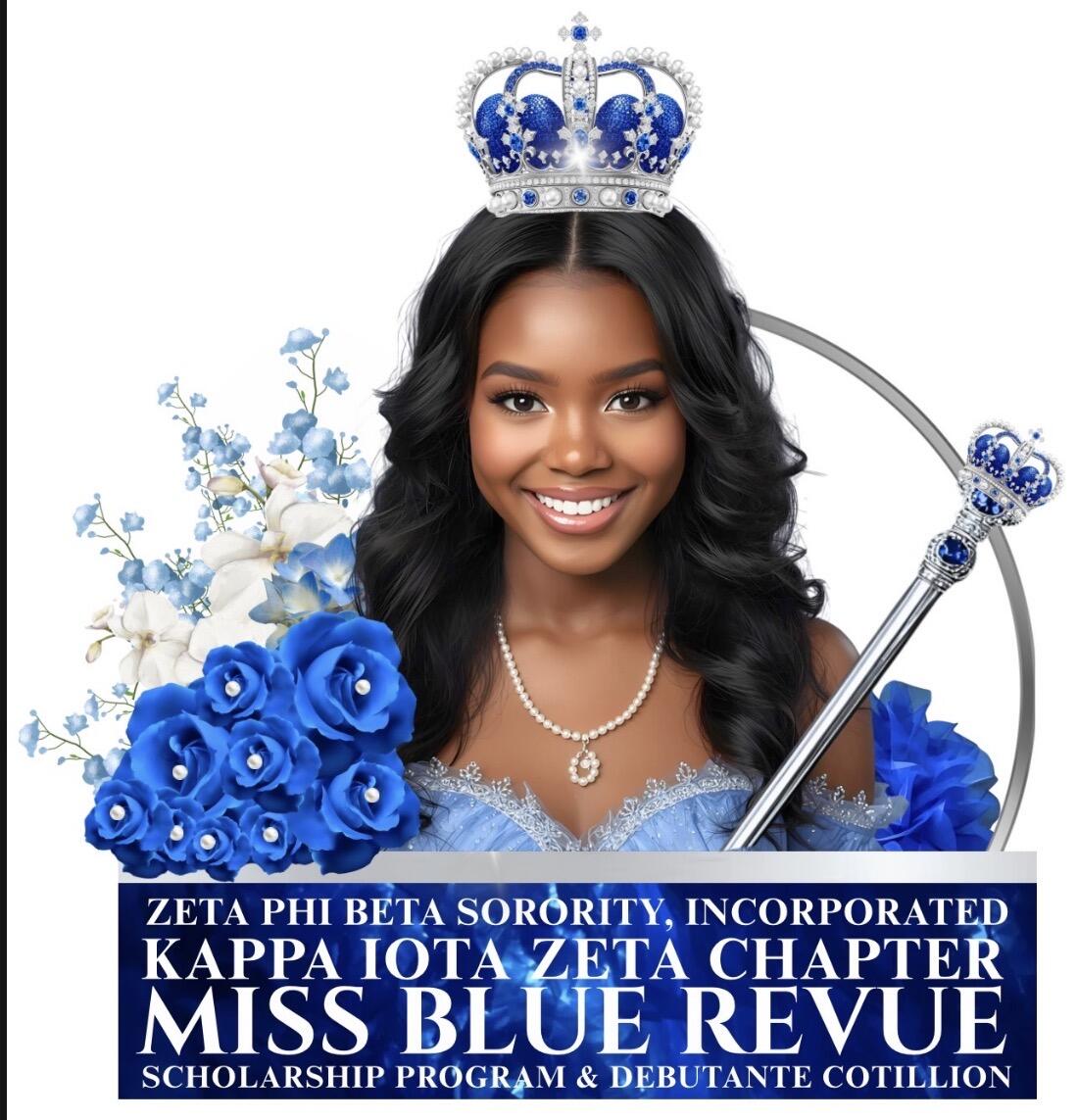 Campaign cover image for Kappa Iota Zeta 2026 Miss Blue Revue