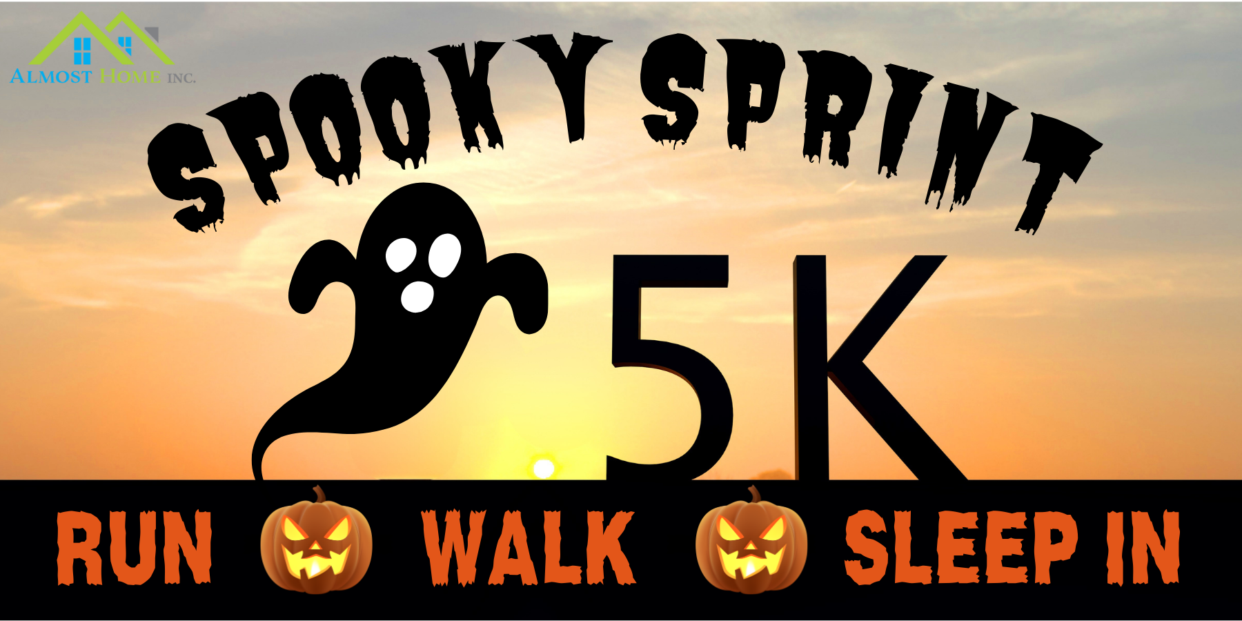 Campaign cover image for SPOOKY SPRINT- 5K RUN -- WALK -- SLEEP IN
