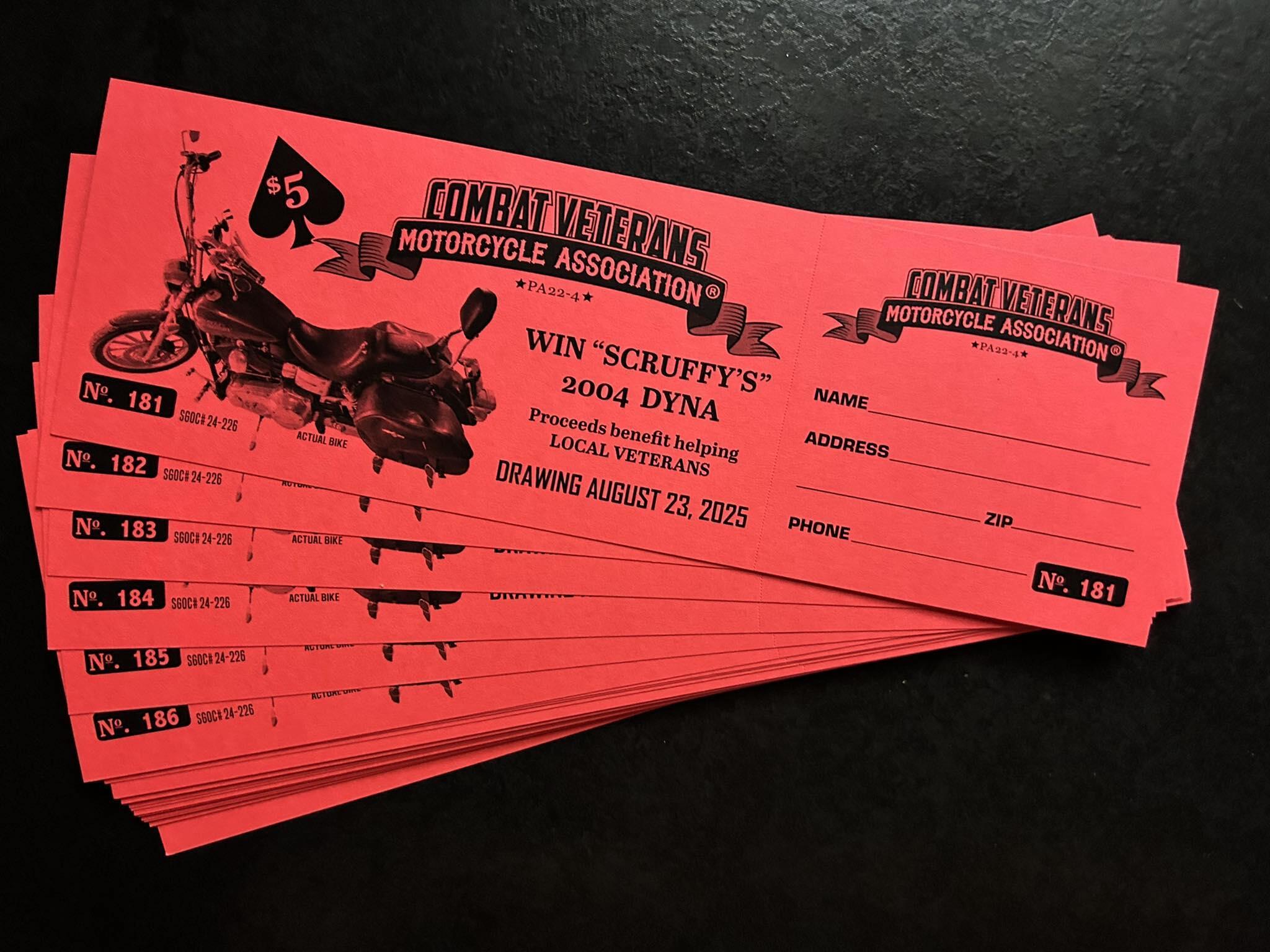 Campaign cover image for CVMA® PA 22-4 "Scruffy''s Dyna LowRider Raffle