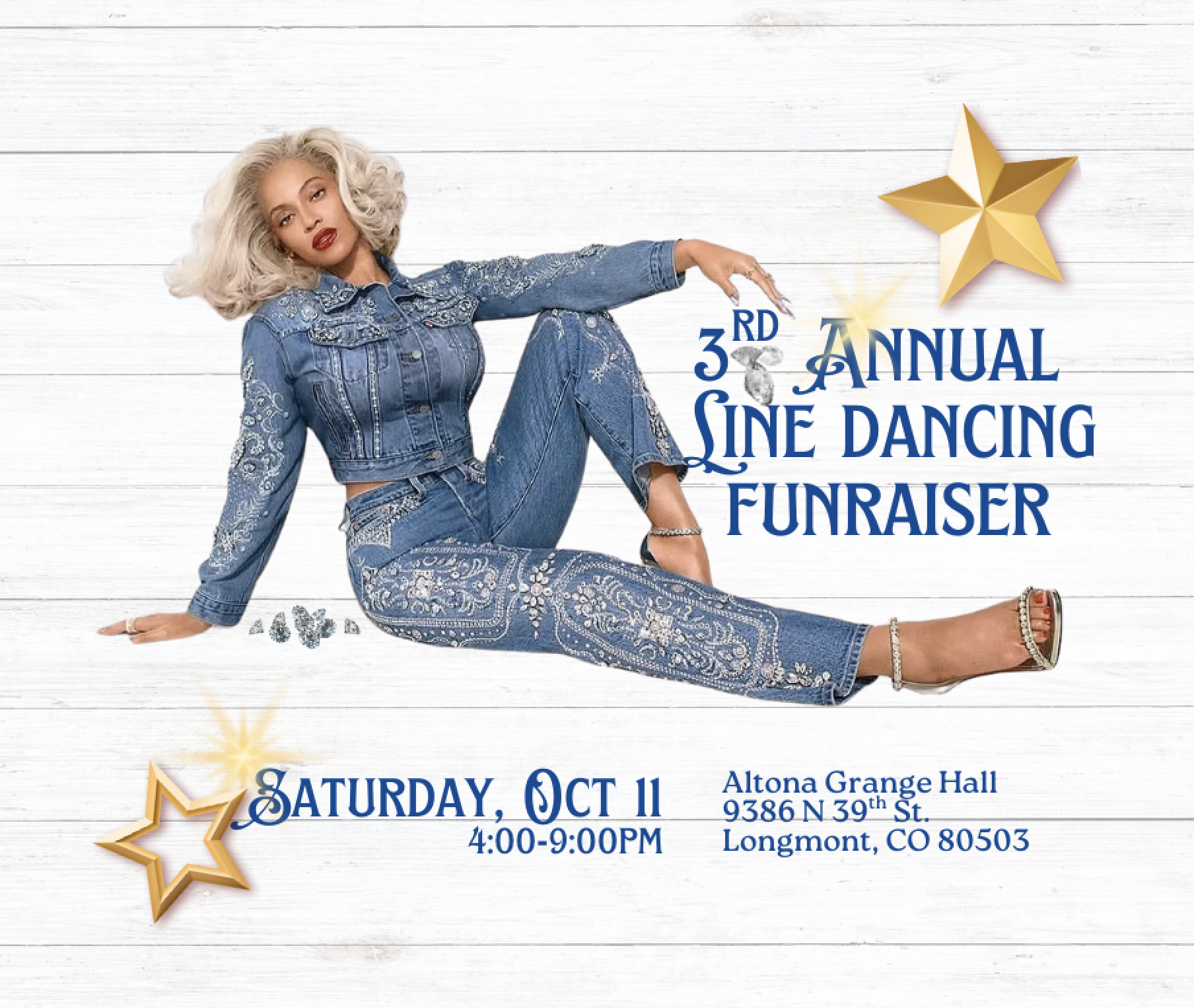 Campaign cover image for Third Annual Line Dancing FUNraiser