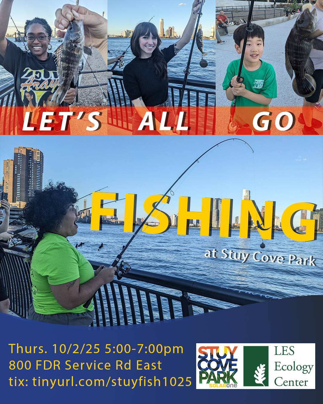 Campaign cover image for INACTIVE October Fishing Clinic at Stuy Cove Park 🎣