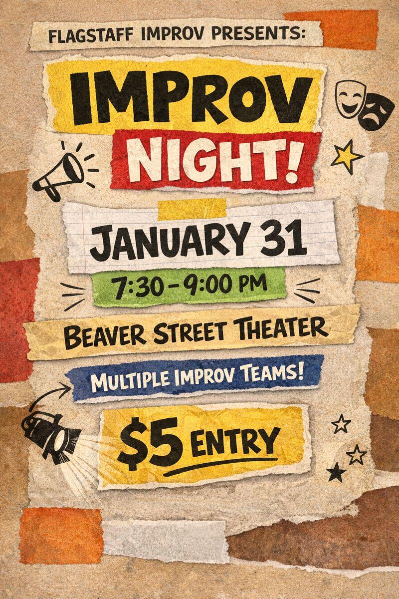 Campaign cover image for Flagstaff Improv Pressents: Comedy Show with Guest Performers