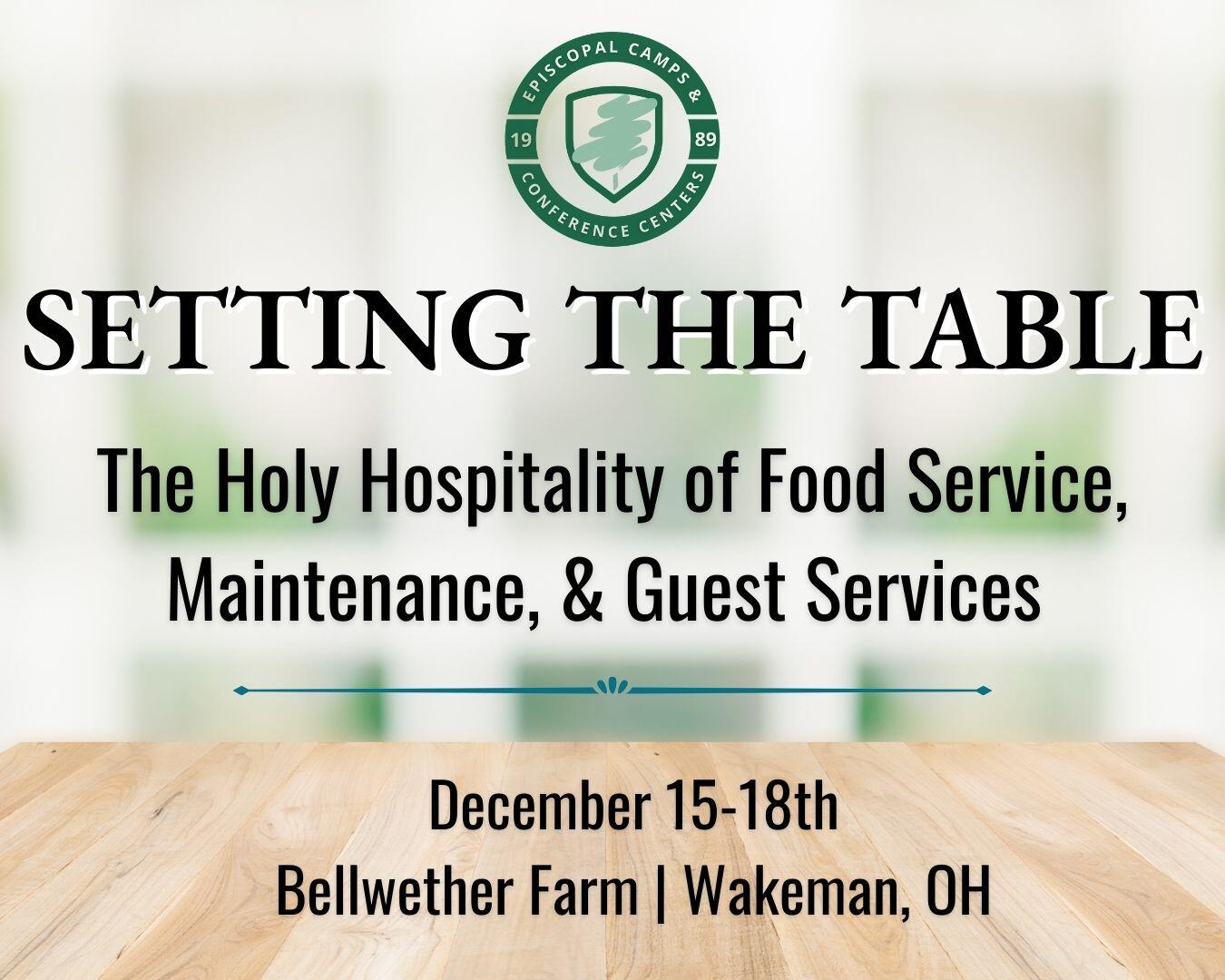 Campaign cover image for Setting the Table