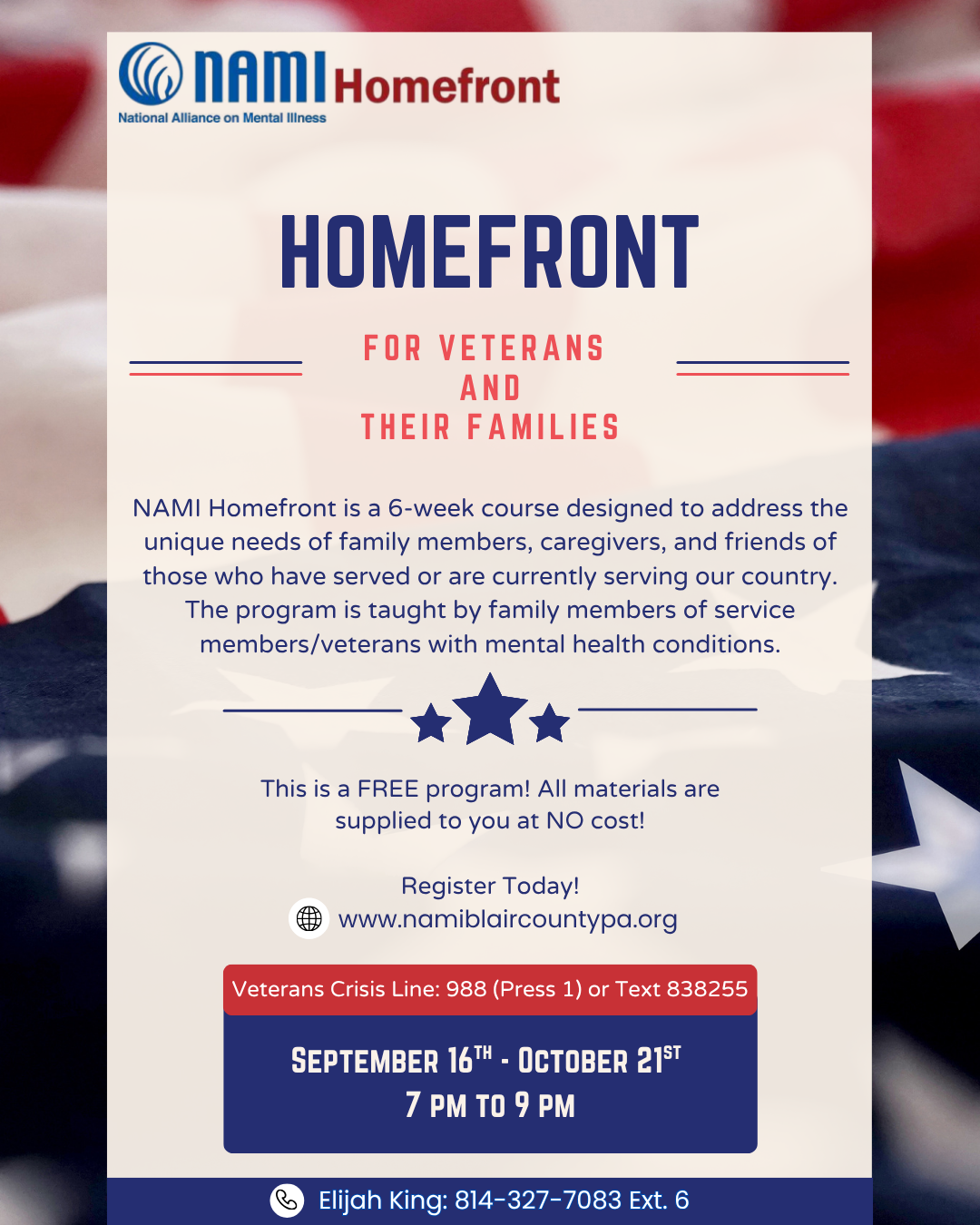 Campaign cover image for NAMI Homefront