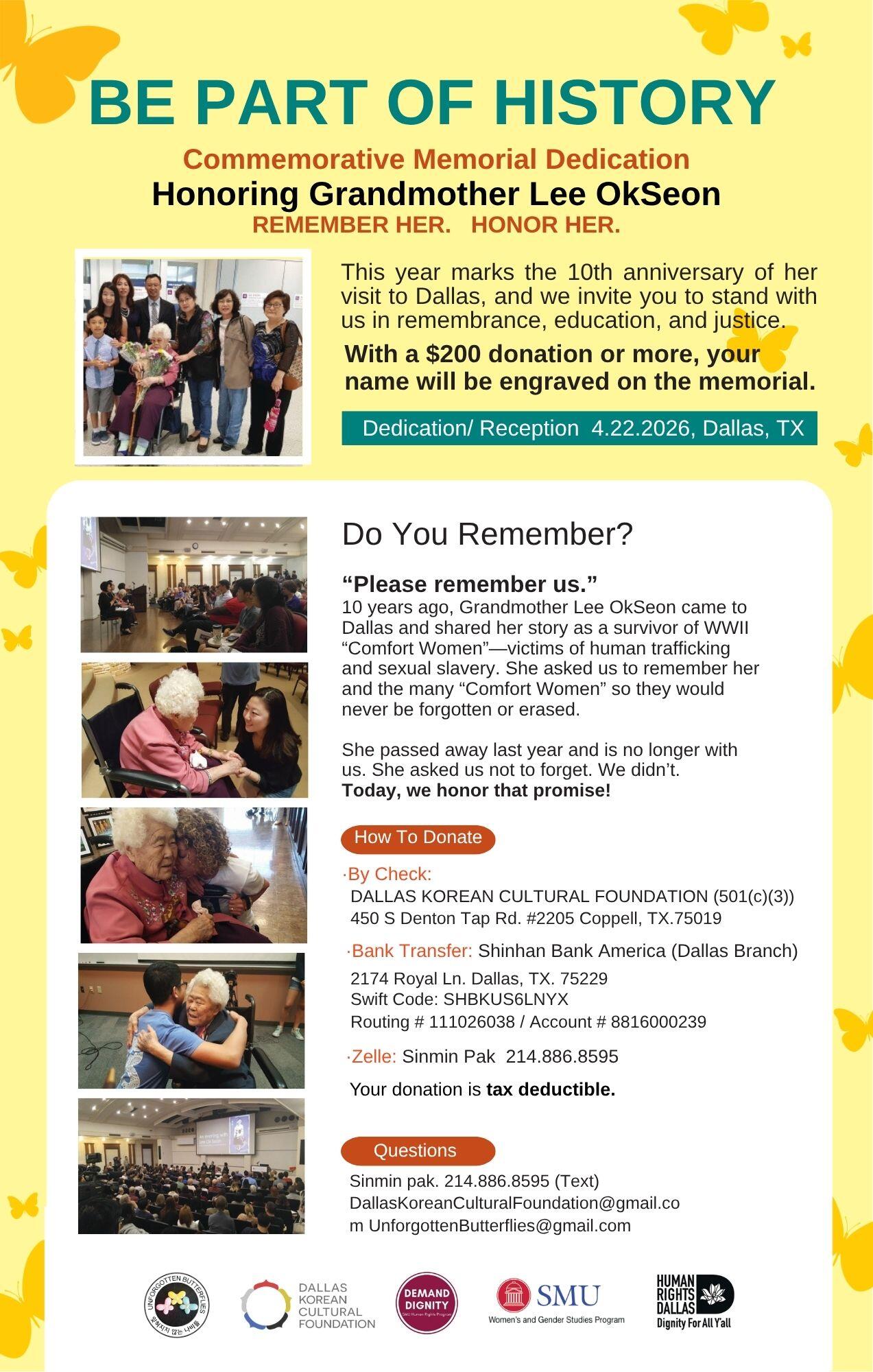 Campaign cover for Commemorative Memorial Honoring Grandmother Lee OkSeon