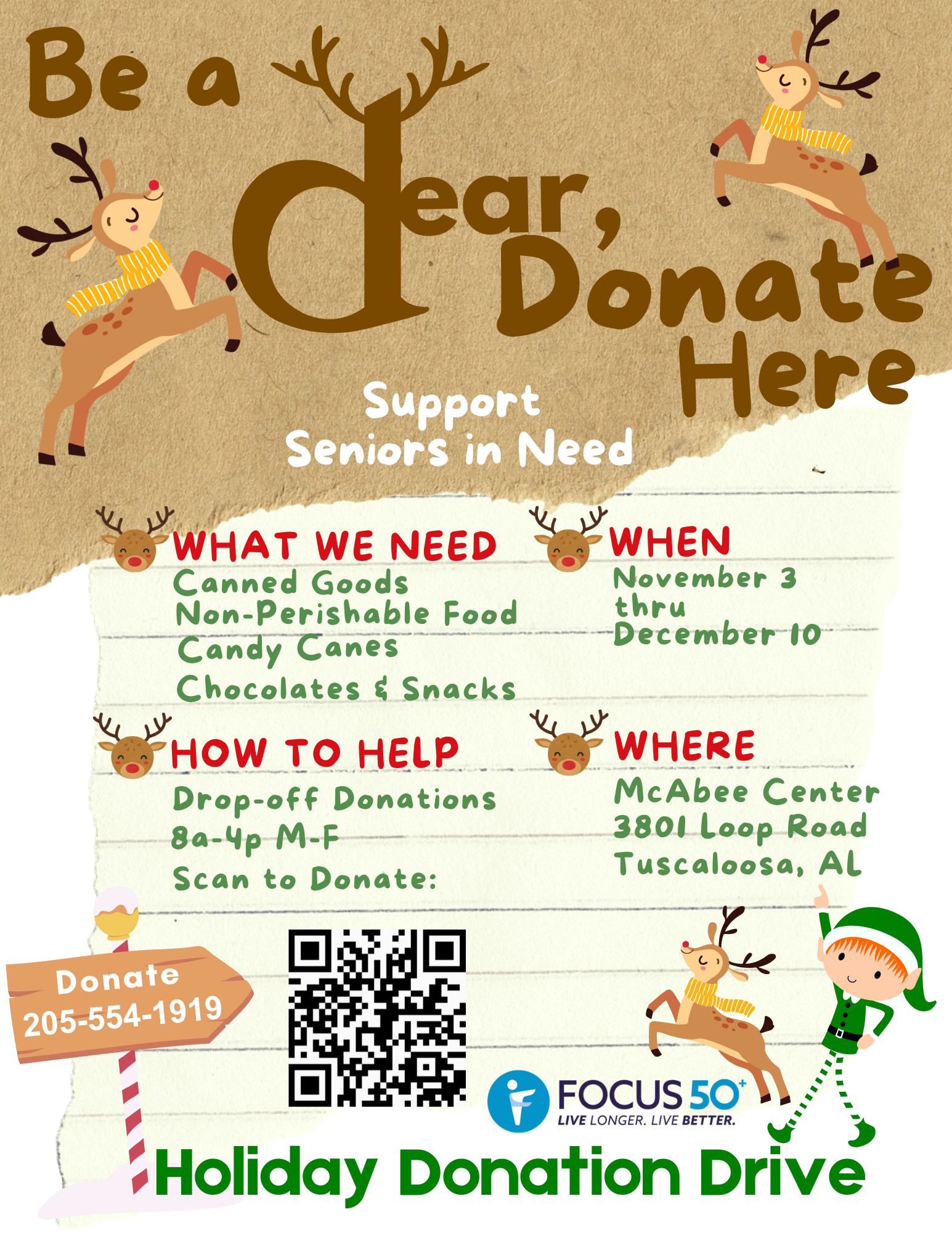 Campaign cover image for Holiday Donation Drive