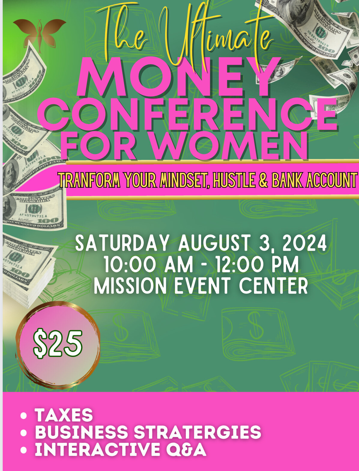 THE ULTIMATE WOMEN'S MONEY CONFERENCE -SUMMER EDITION