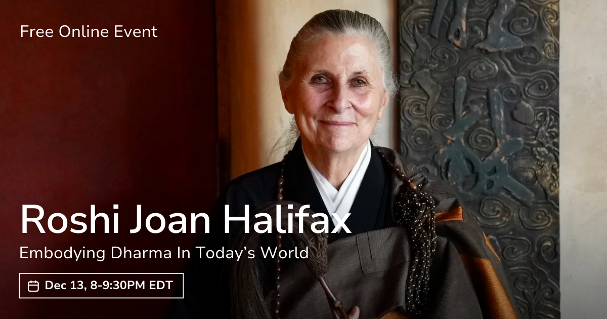 Campaign cover image for A Living Dharma Chat with Roshi Joan Halifax