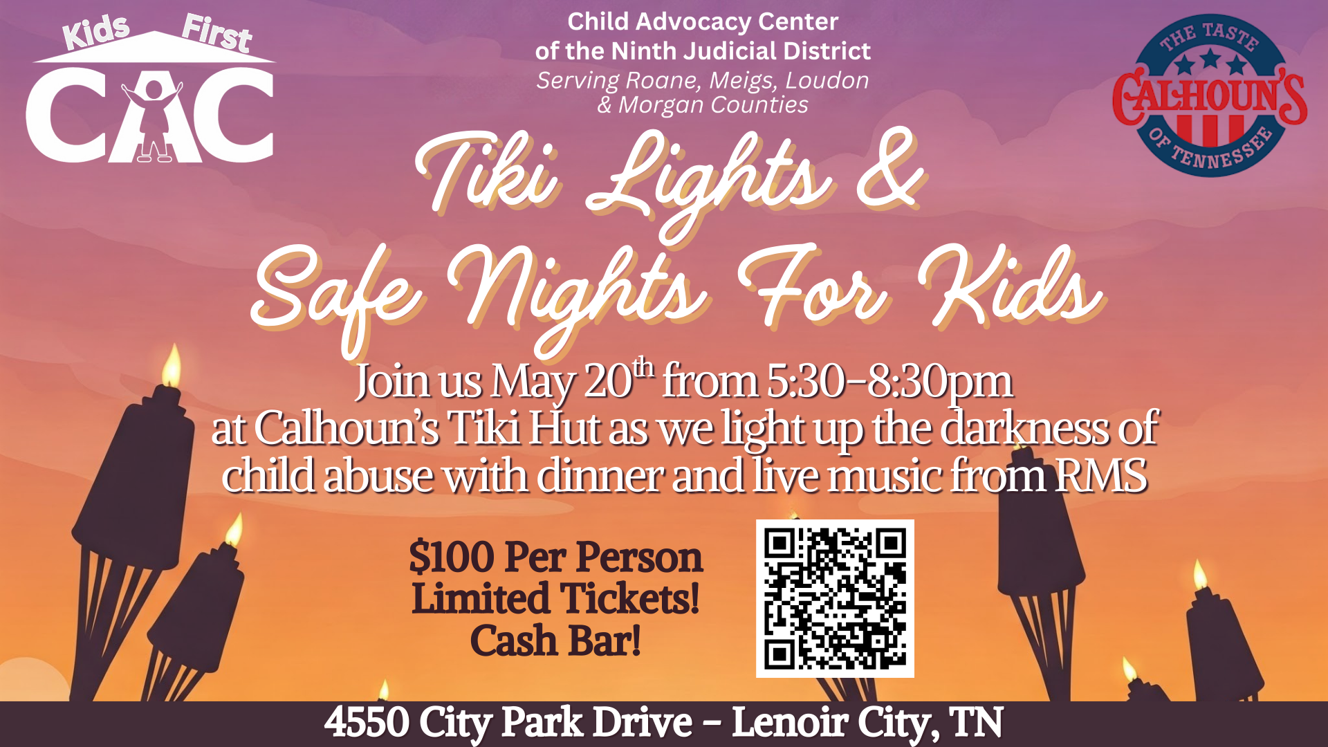 Campaign cover image for Tiki Lights & Safe Nights For Kids