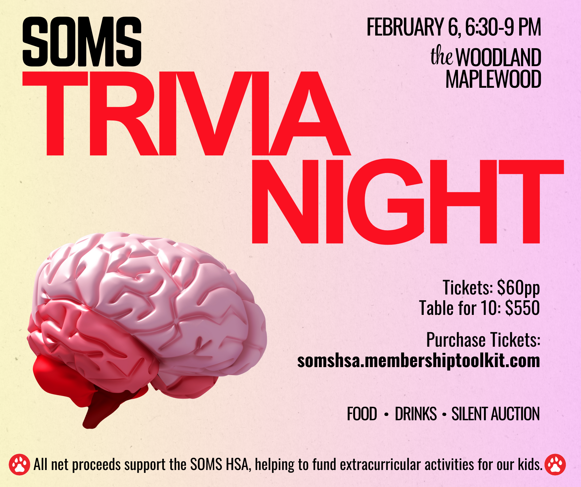 Campaign cover image for SOMS TRIVIA NIGHT FUNDRAISER 2026