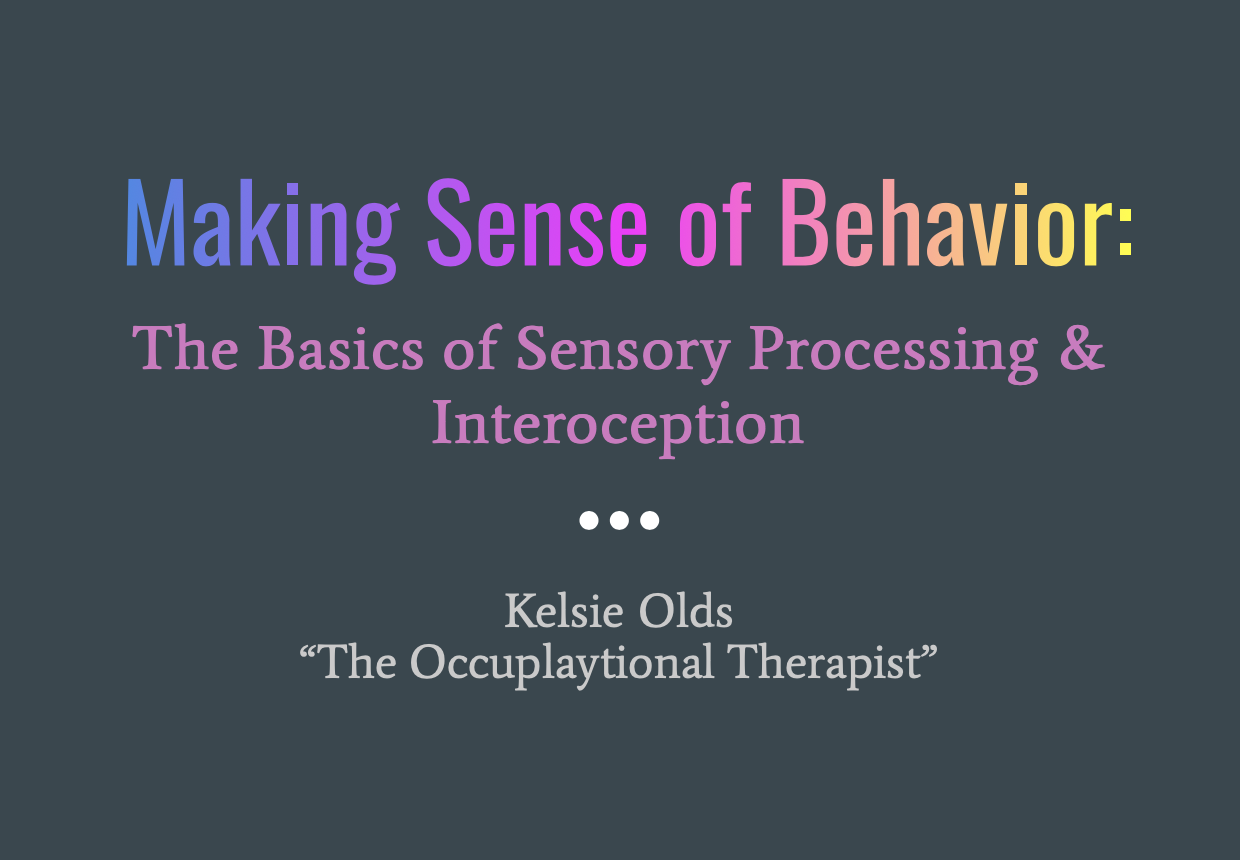Campaign cover image for Making Sense of Behavior with Kelsie Olds