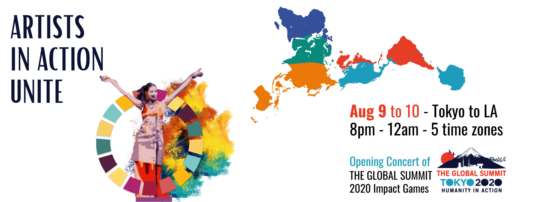 Campaign cover image for Artists in Action Unite: Global Causes for Change