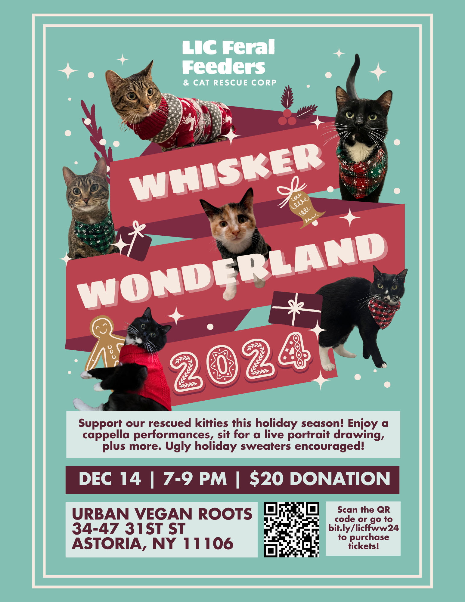 Campaign cover image for LICFF's 2024 Whisker Wonderland!