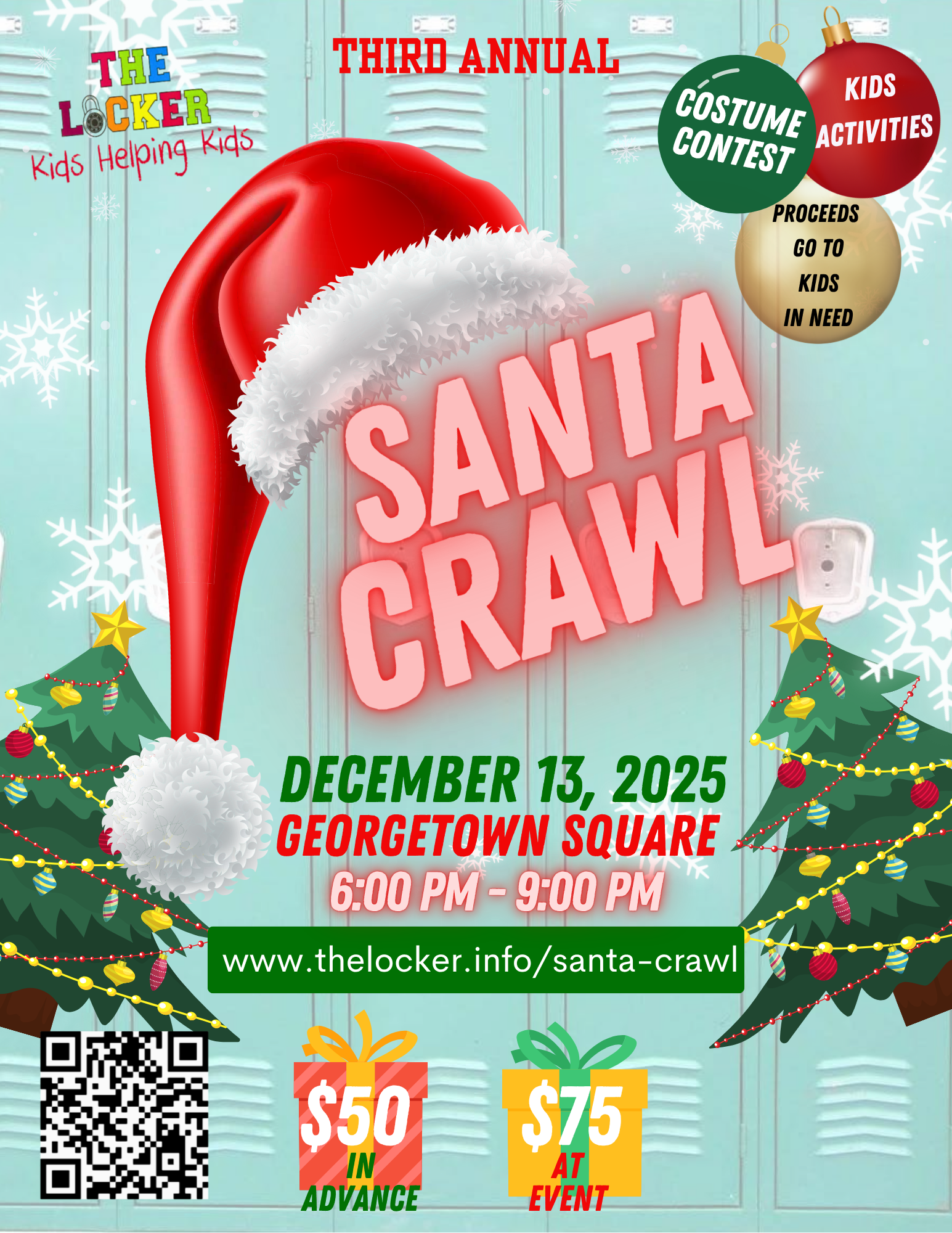 Campaign cover image for 2025 Santa Crawl