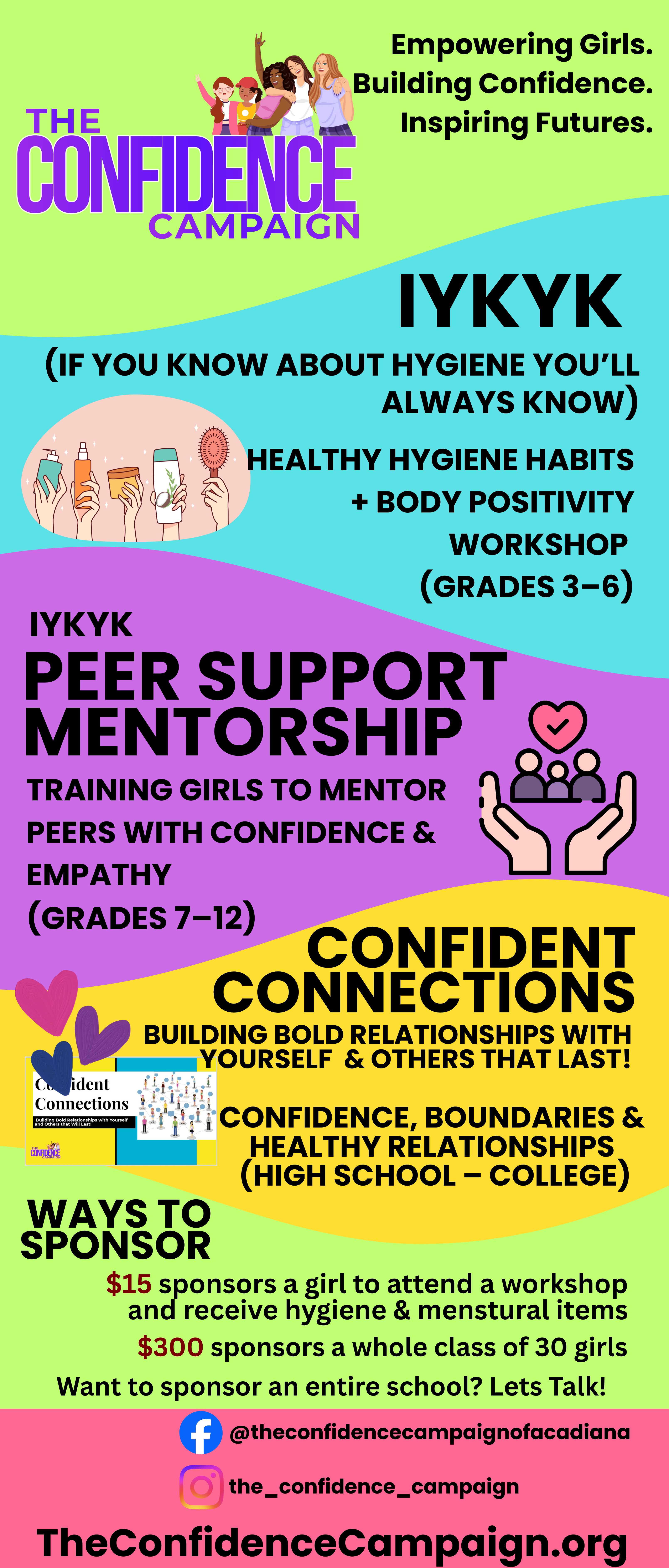 Campaign cover image for Supporting the Girls of YOUR Parish with Healthy Hygiene, Body Positivity, and Life Skills Workshops