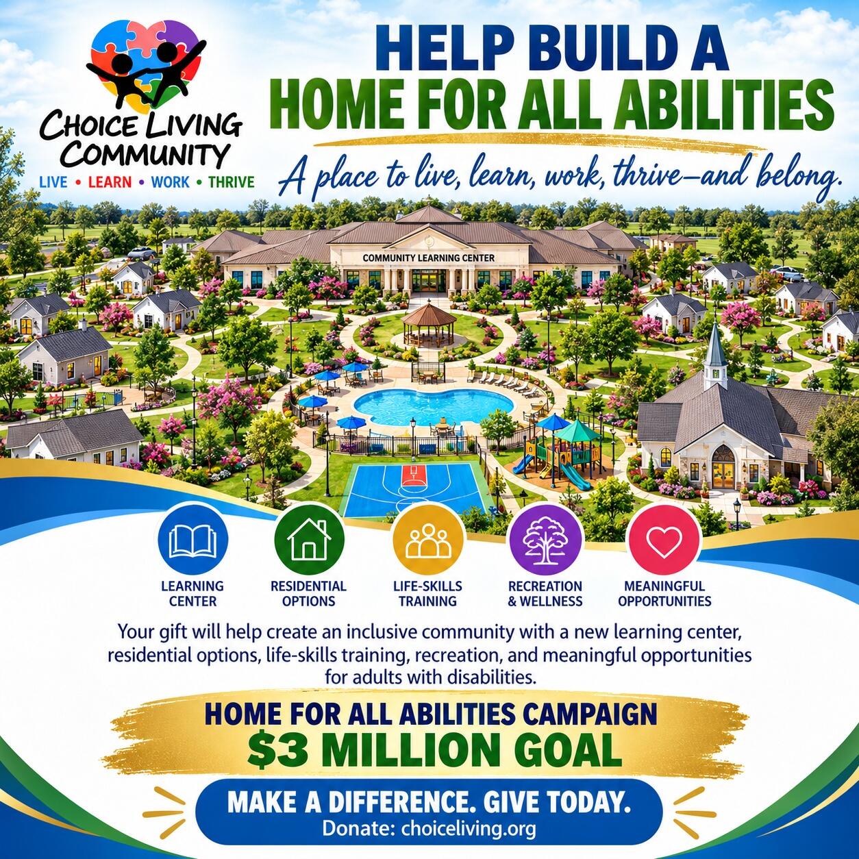 Campaign cover image for HOME FOR ALL ABILITIES CAPITAL CAMPAIGN