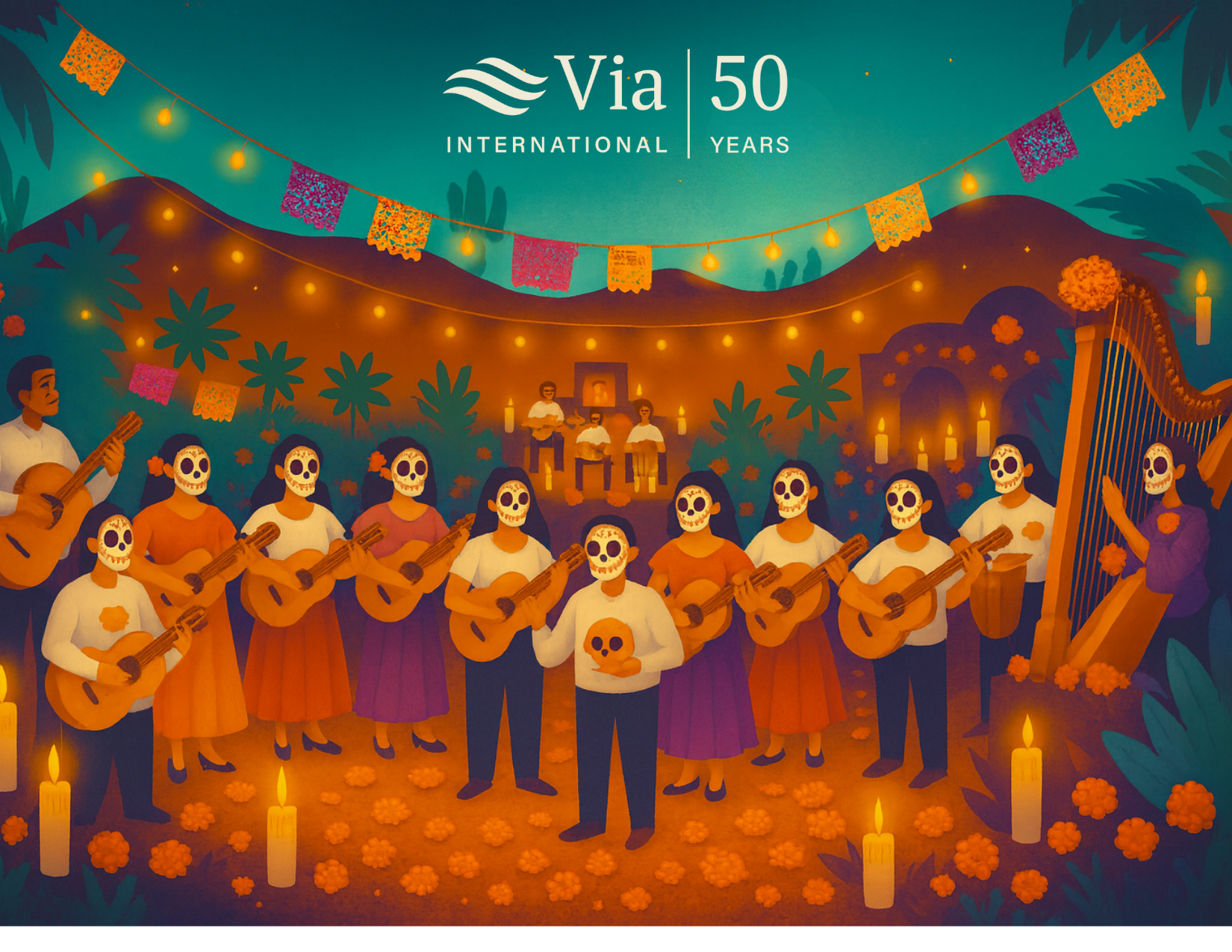 Campaign cover image for Via International Día de los Muertos Community Celebration