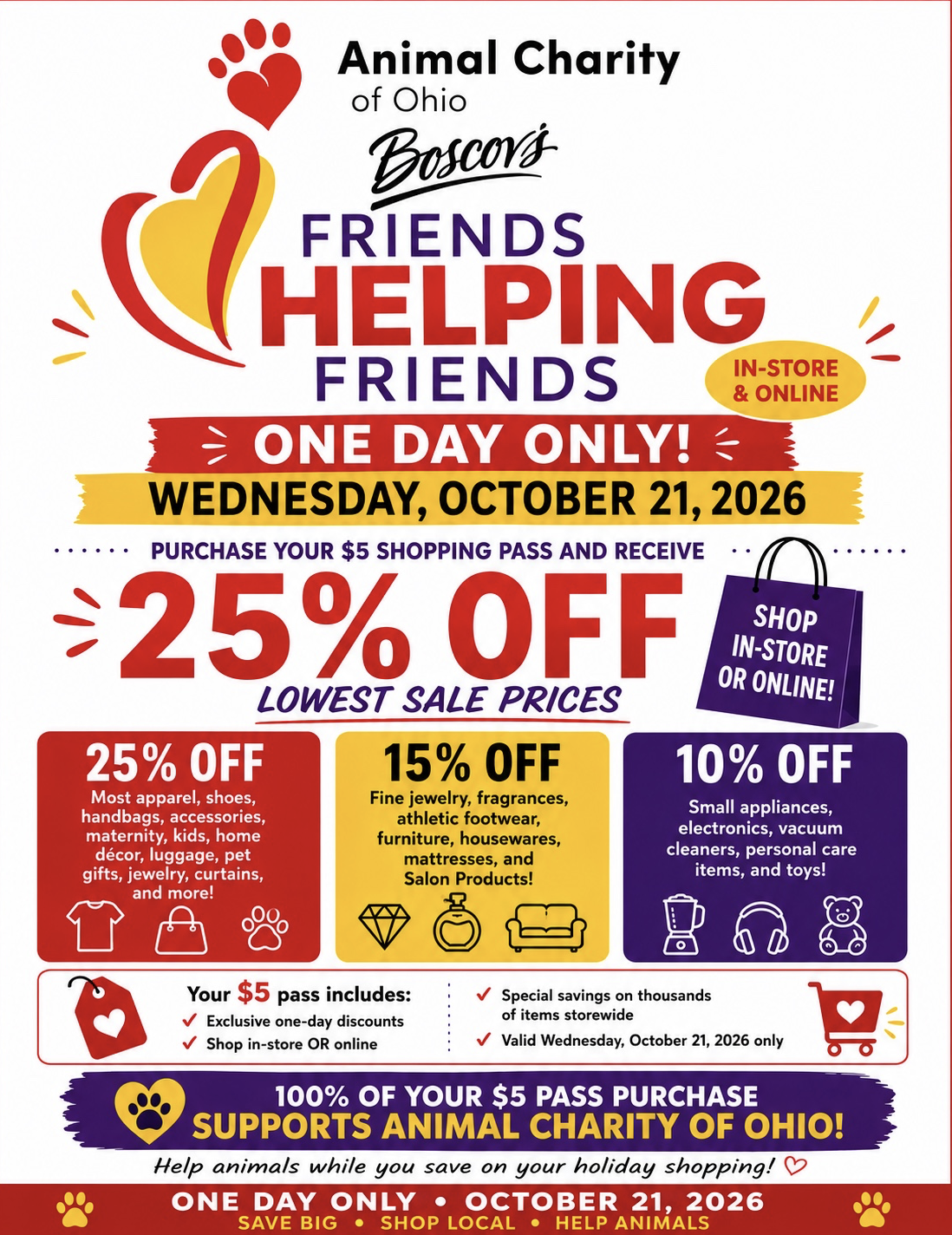 Campaign cover image for Boscov's Friends Helping Friends