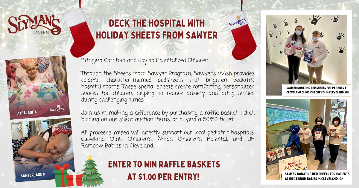 Campaign cover image for Slyman's Tavern - Deck the Hospital Holiday Raffle Program 2025