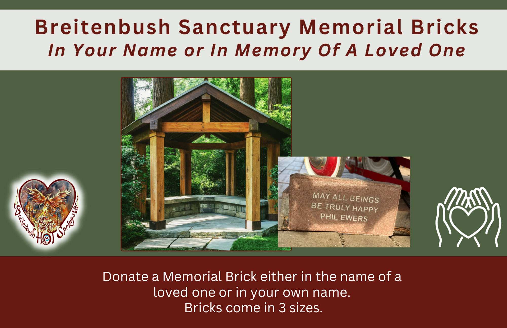 Campaign cover image for Breitenbush Sanctuary Memorial Bricks