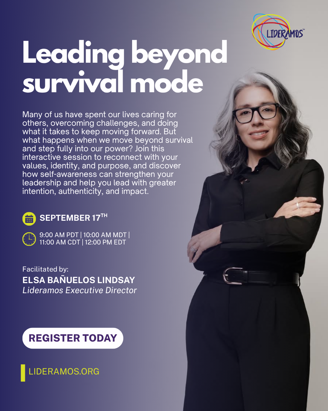 Campaign cover image for Leadership Cafecito Series - Leading Beyond Survival Mode with Elsa